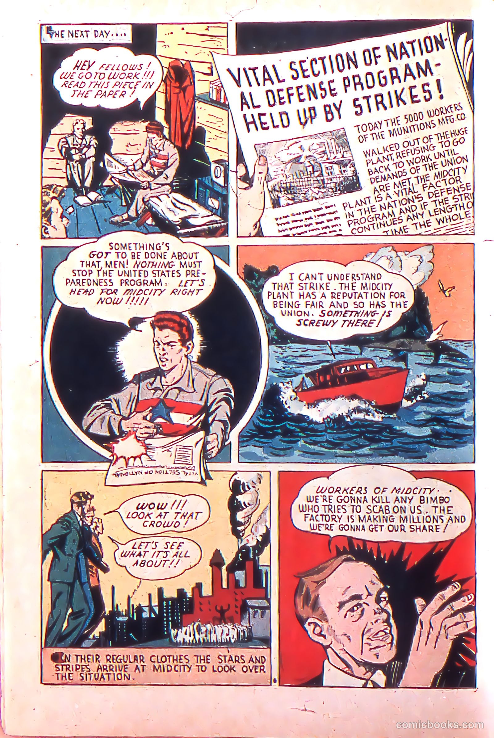 Stars and Stripes Comics #4 (1941) — page 9 of 67