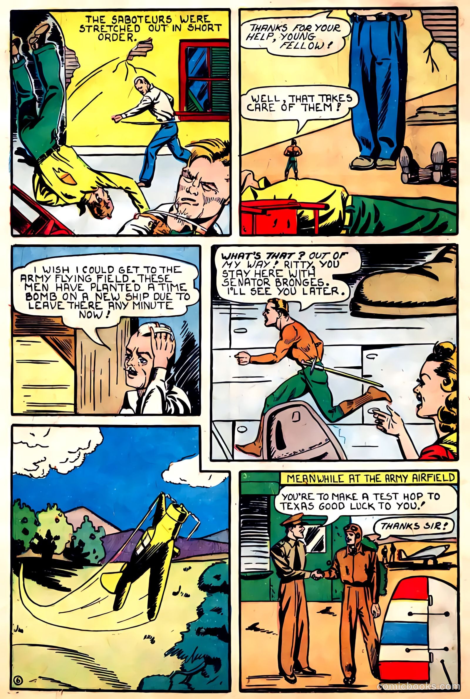 Stars and Stripes Comics #4 (1941) — page 21 of 67