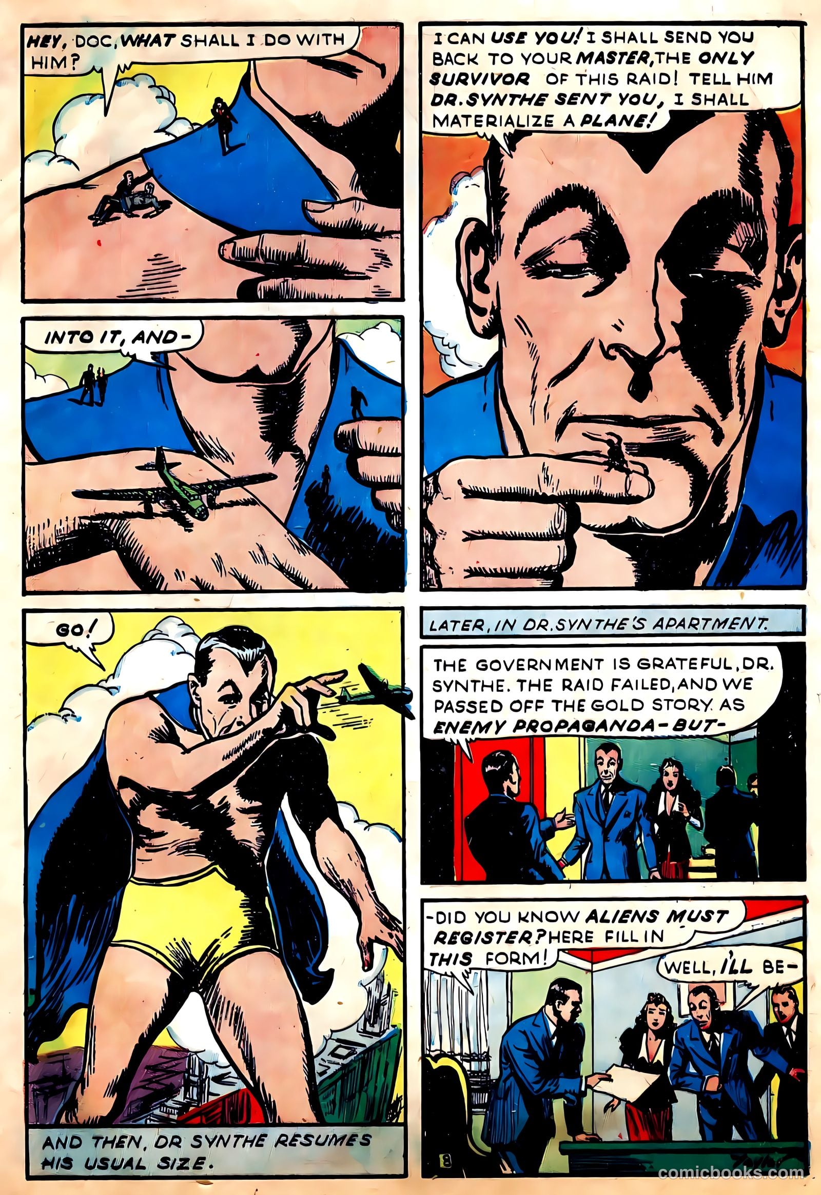 Stars and Stripes Comics #4 (1941) — page 57 of 67