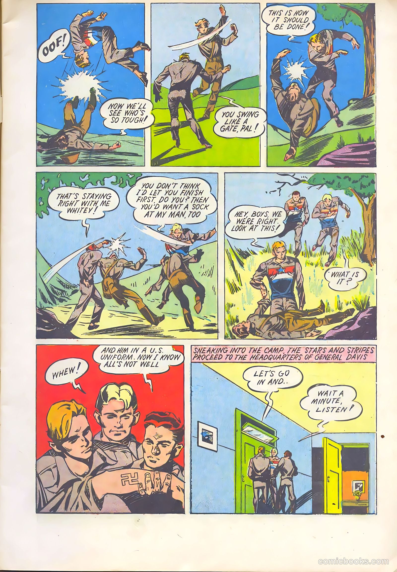Stars and Stripes Comics #5 (1941) — page 8 of 69