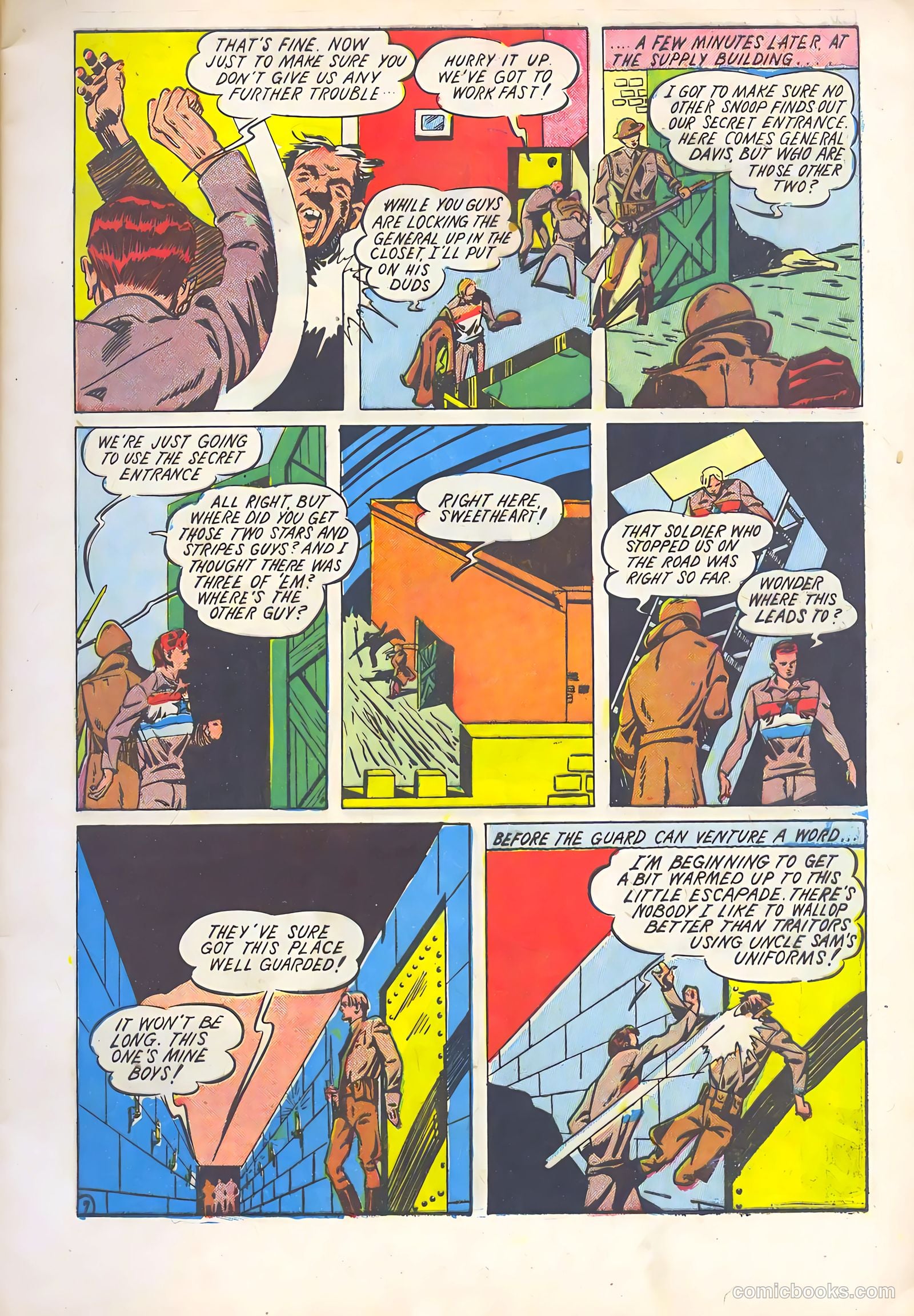 Stars and Stripes Comics #5 (1941) — page 10 of 69
