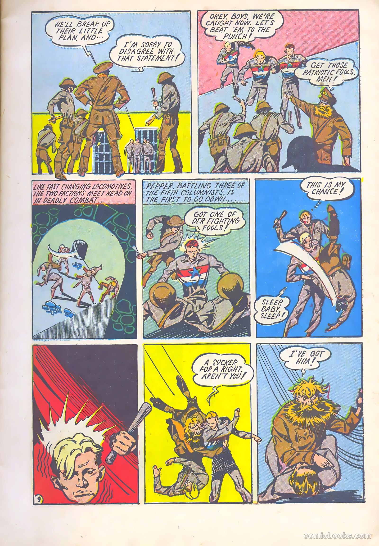 Stars and Stripes Comics #5 (1941) — page 12 of 69