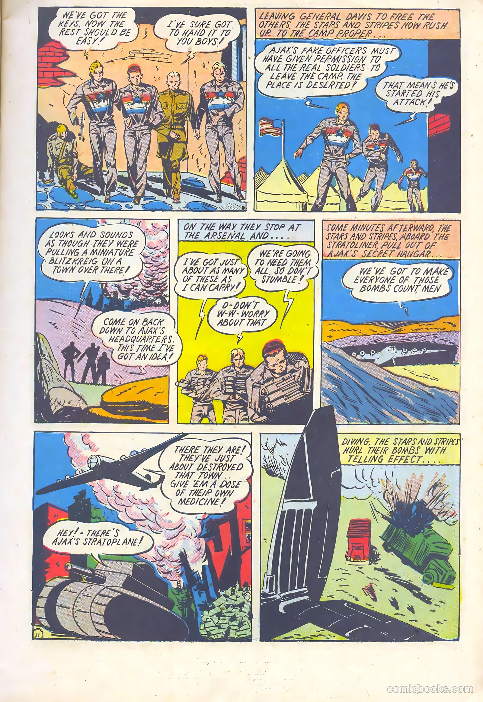 Stars and Stripes Comics #5 (1941) — page 14 of 69