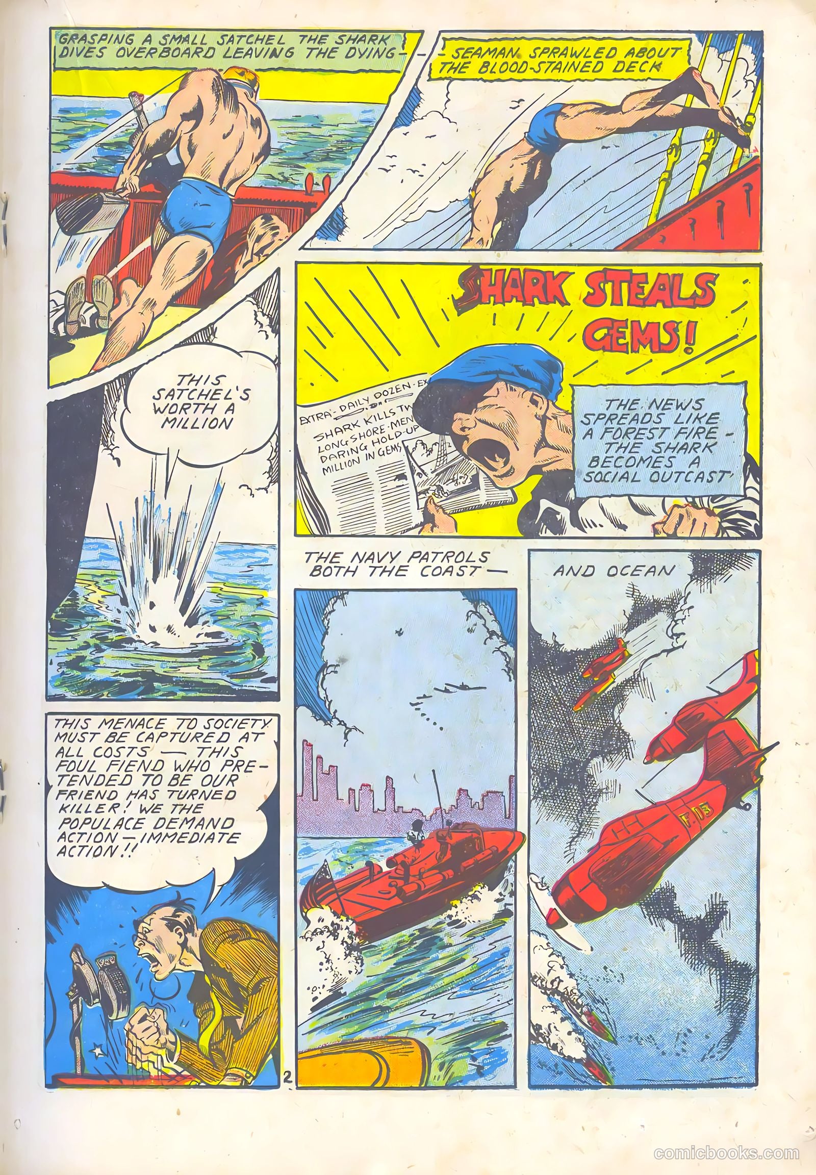 Stars and Stripes Comics #5 (1941) — page 36 of 69