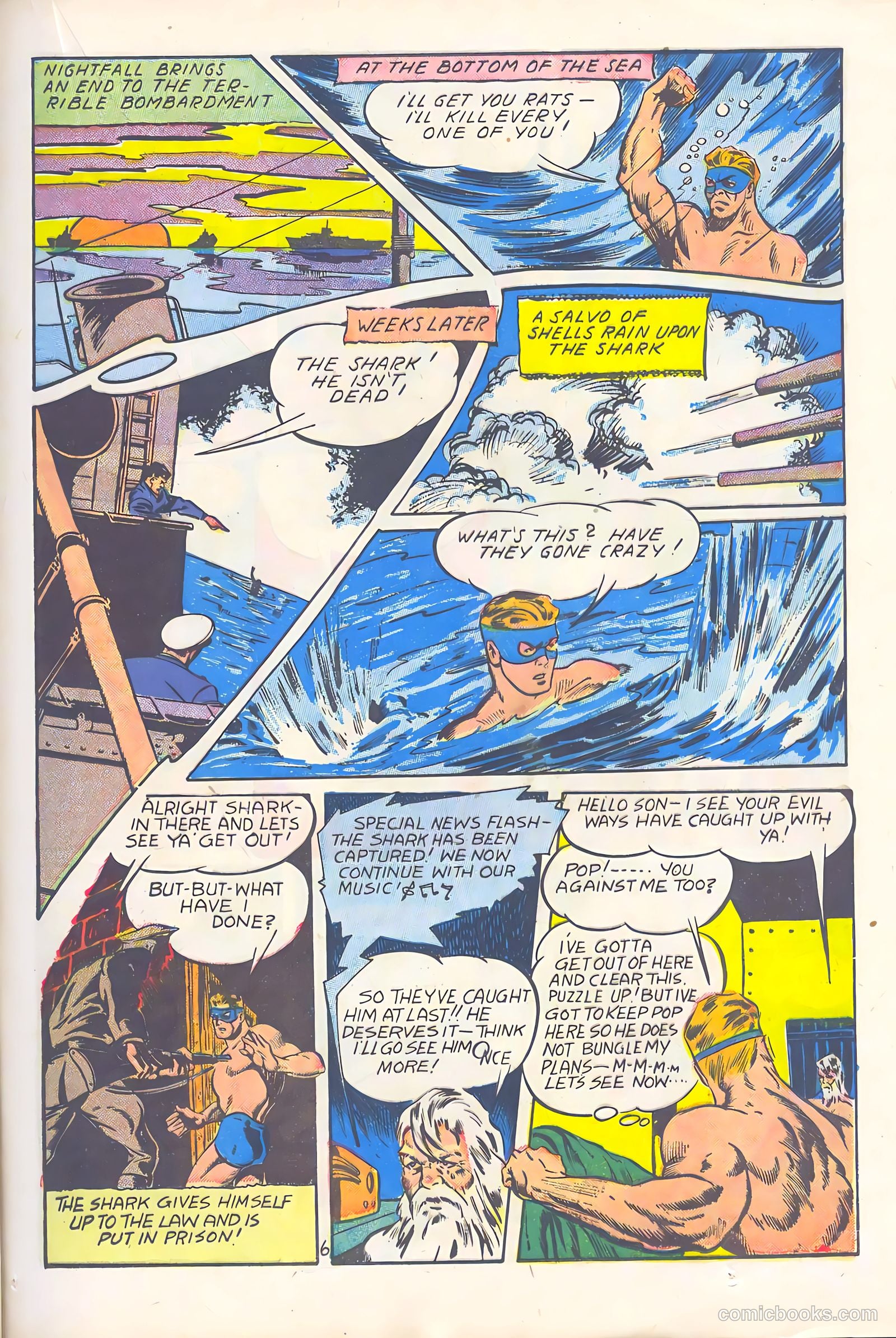 Stars and Stripes Comics #5 (1941) — page 40 of 69
