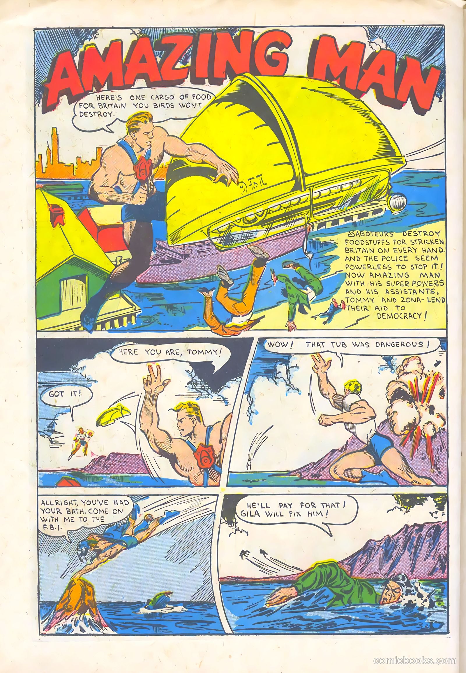 Stars and Stripes Comics #5 (1941) — page 59 of 69