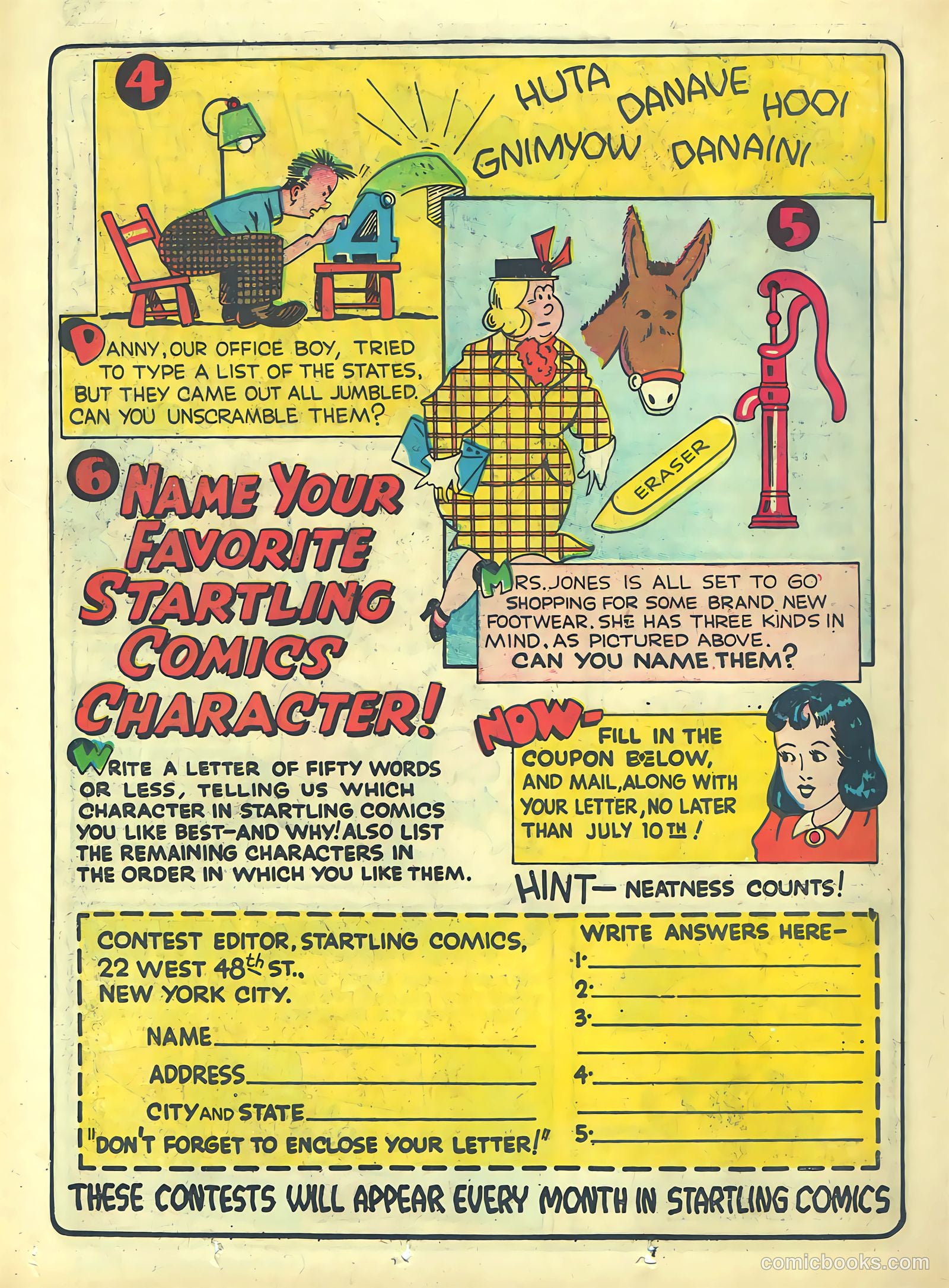 Startling Comics #1 (1940) — page 50 of 68