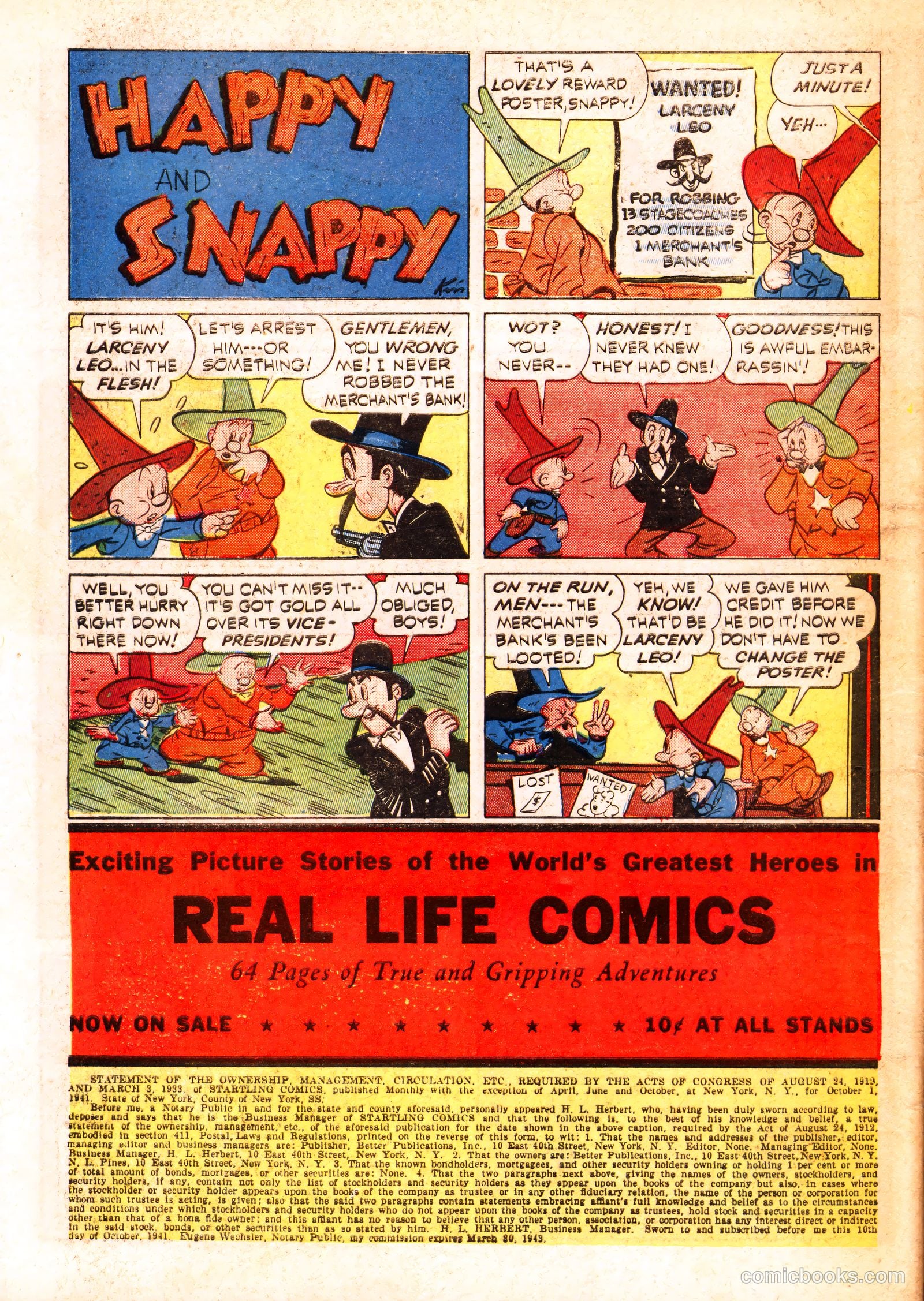 Startling Comics #1 (13) (1942) — page 66 of 68