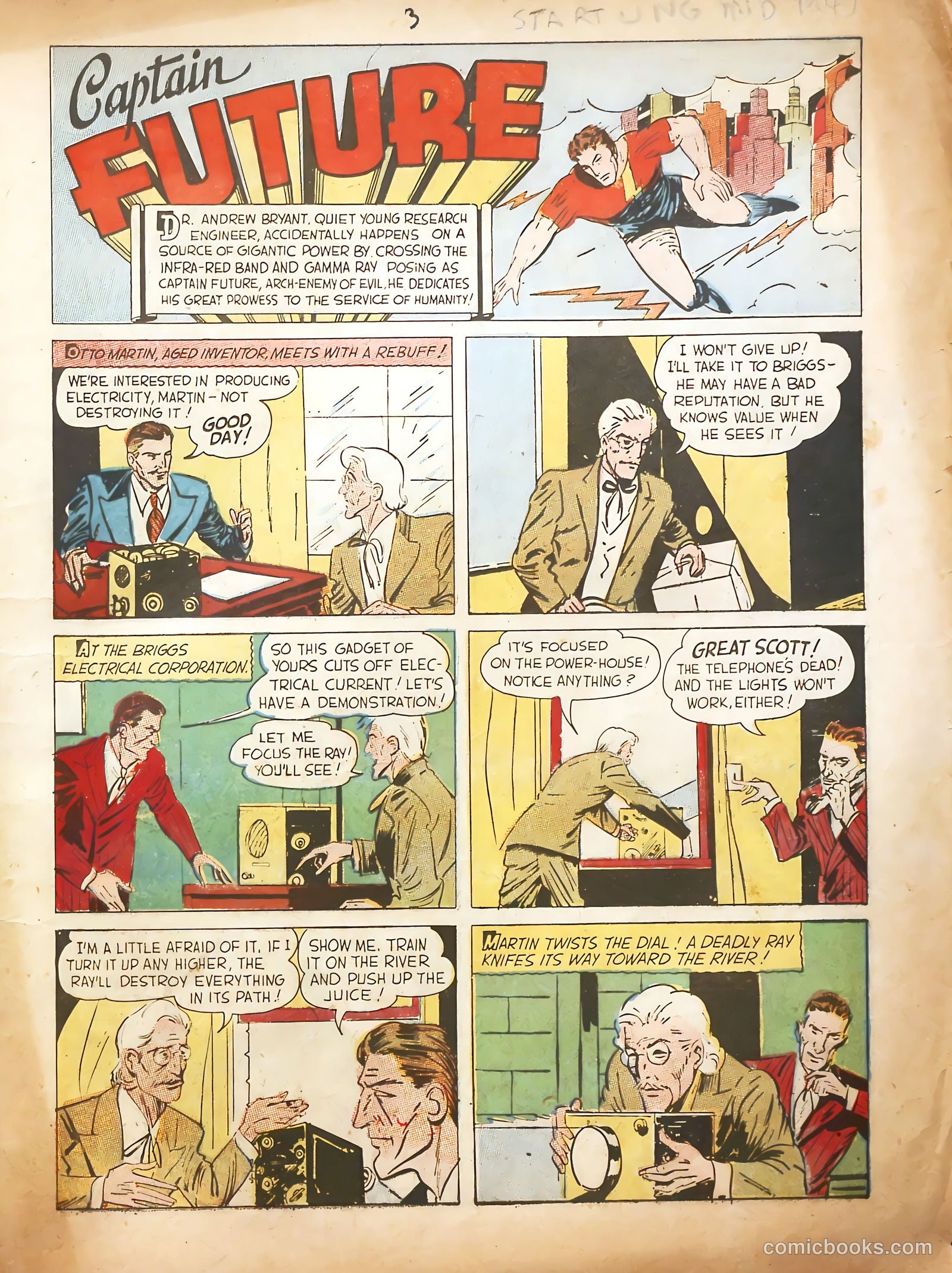Startling Comics #3 (1940) — page 3 of 69