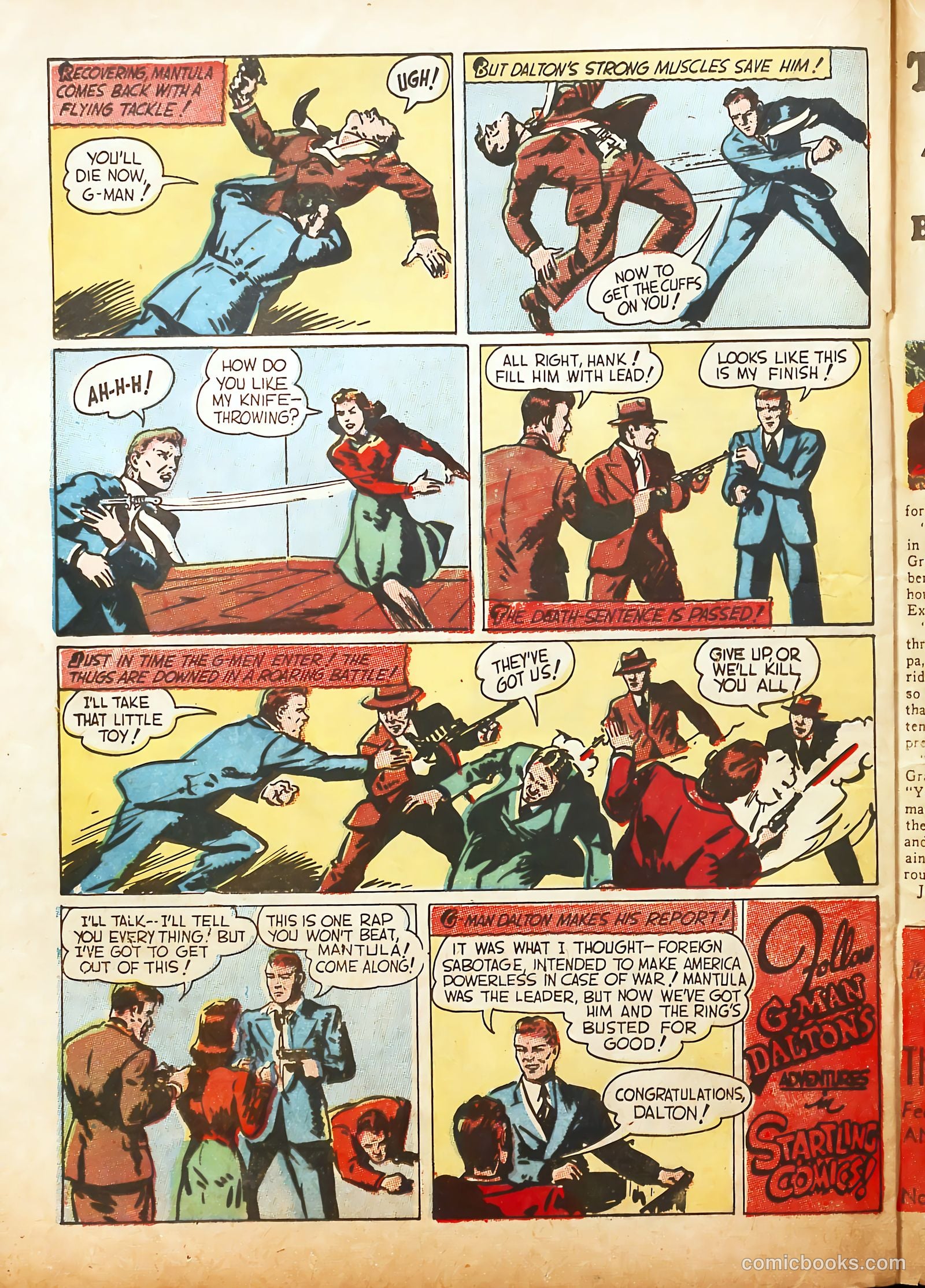 Startling Comics #3 (1940) — page 36 of 69