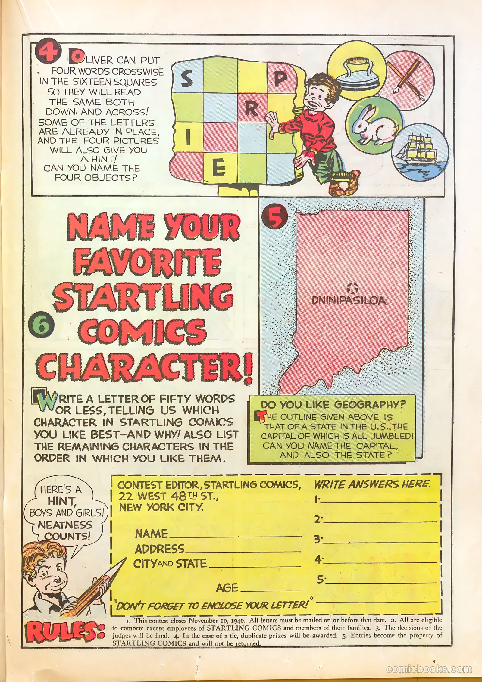 Startling Comics #3 (1940) — page 39 of 69