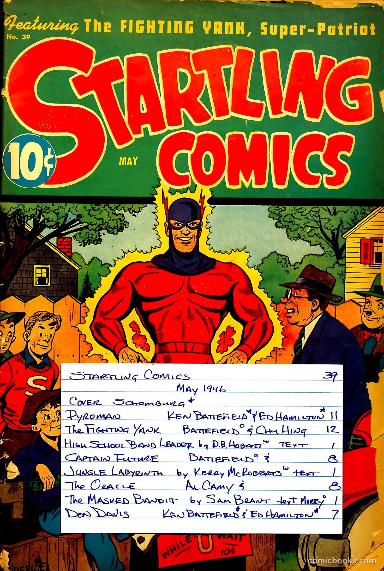 Startling Comics #39 (1946) — page 53 of 53