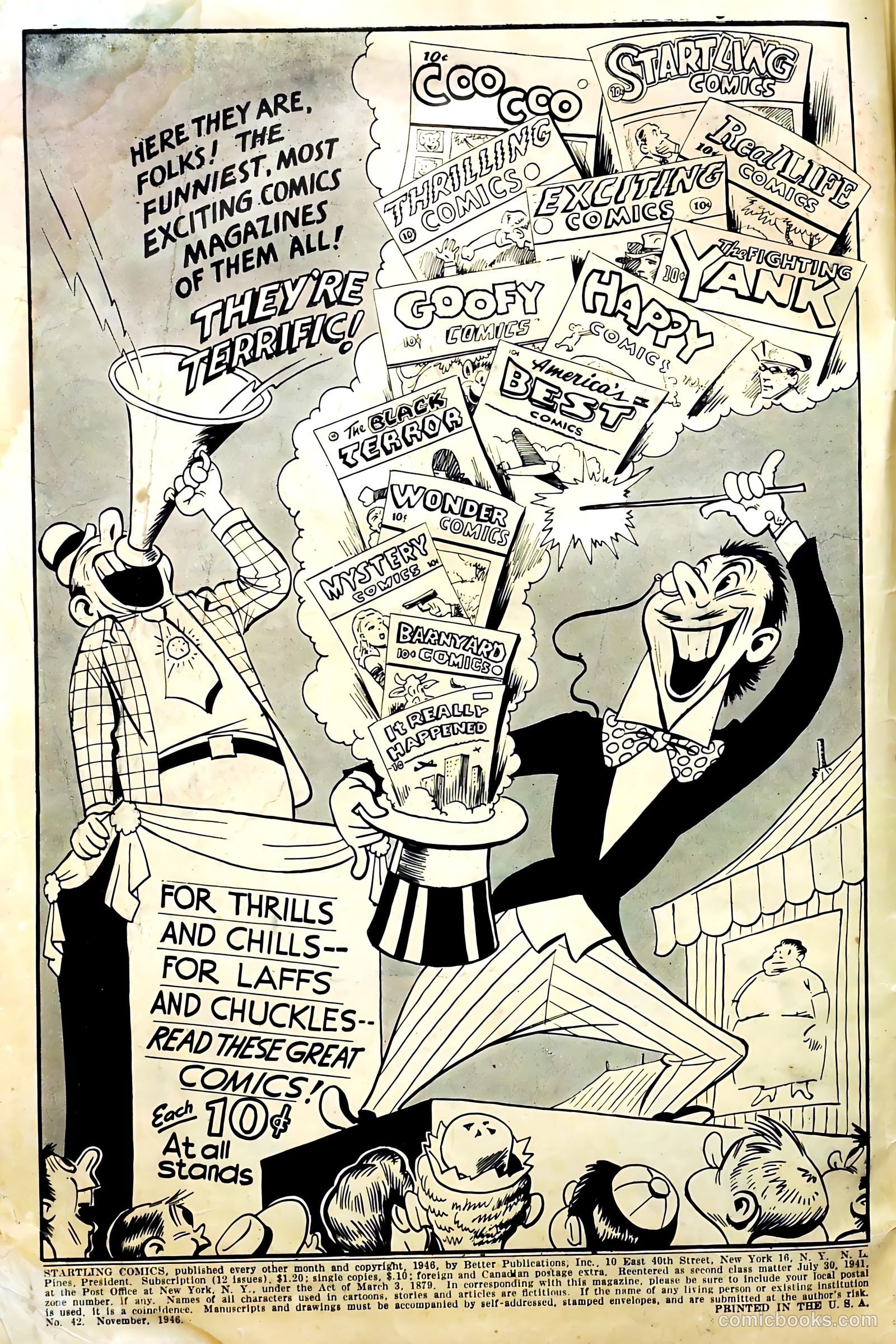 Startling Comics #42 (1946) — page 2 of 52