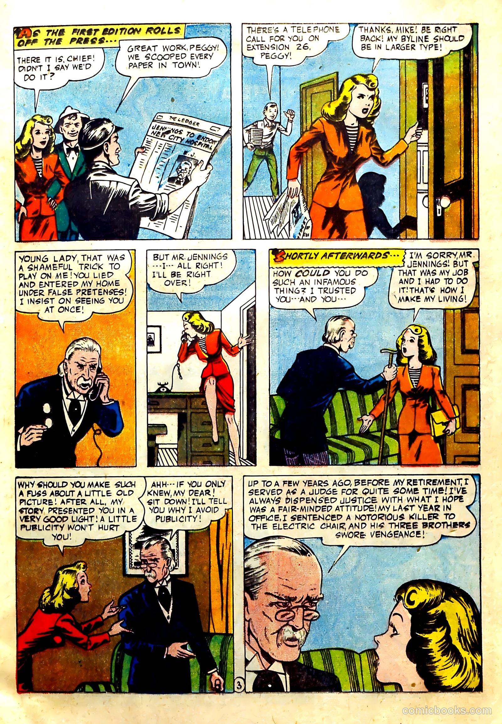 Startling Comics #42 (1946) — page 19 of 52