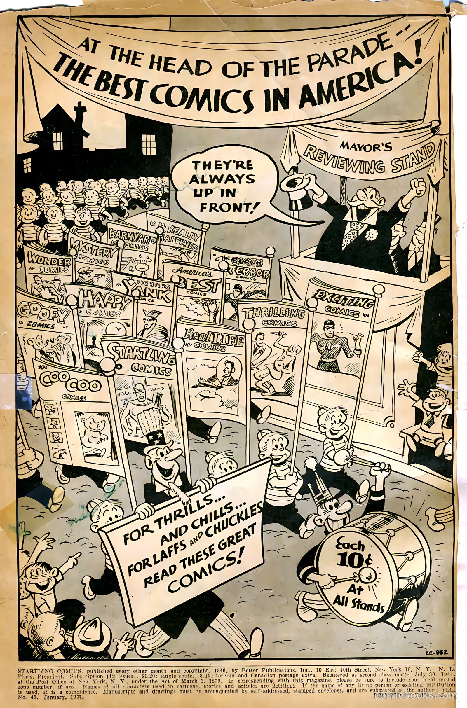 Startling Comics #43 (1947) — page 3 of 53