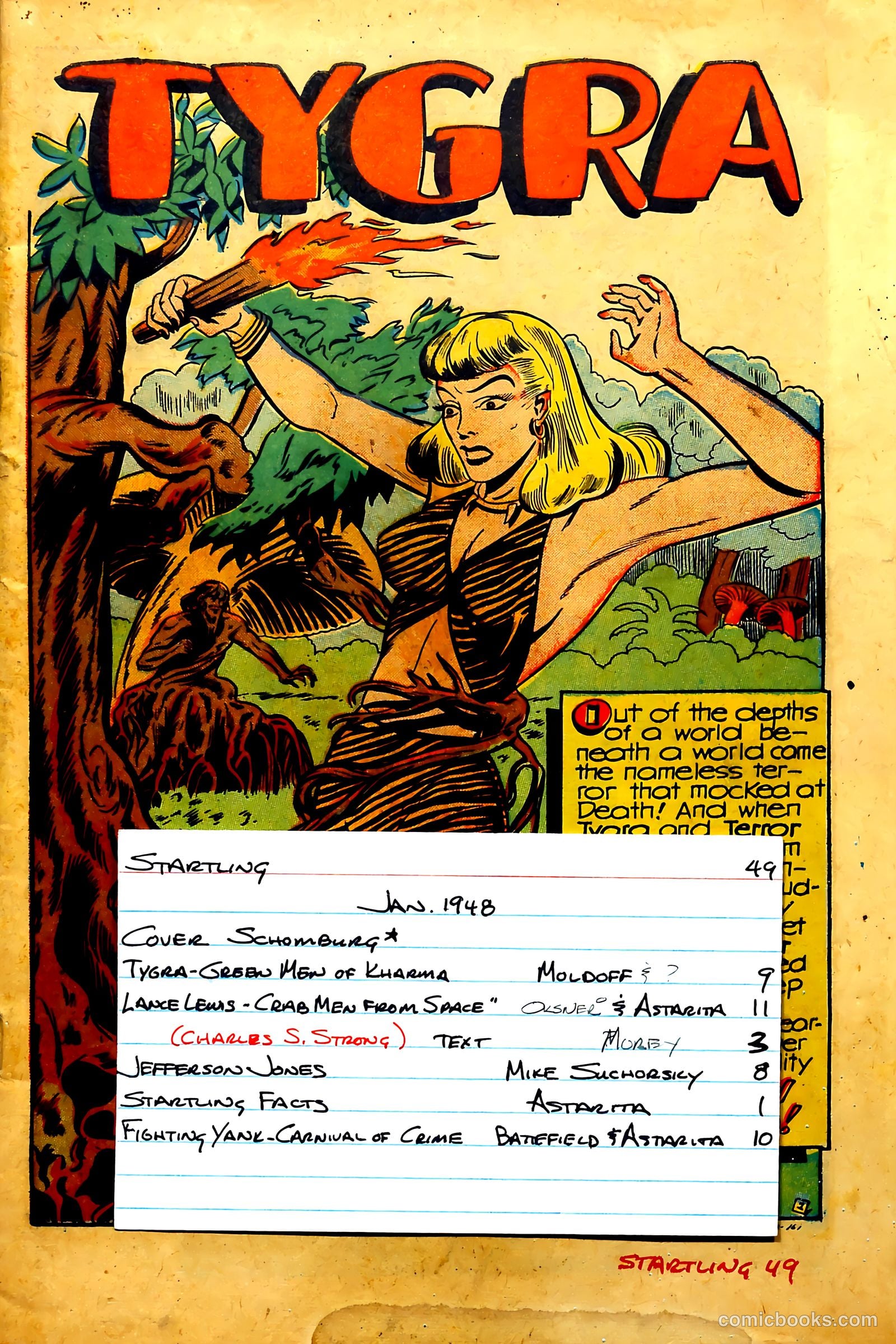 Startling Comics #49 (1948) — page 53 of 53