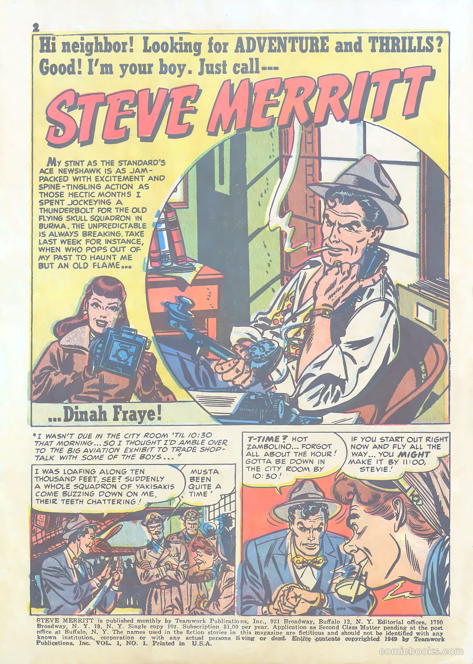 Steve Merritt #1 (1949) — page 2 of 32