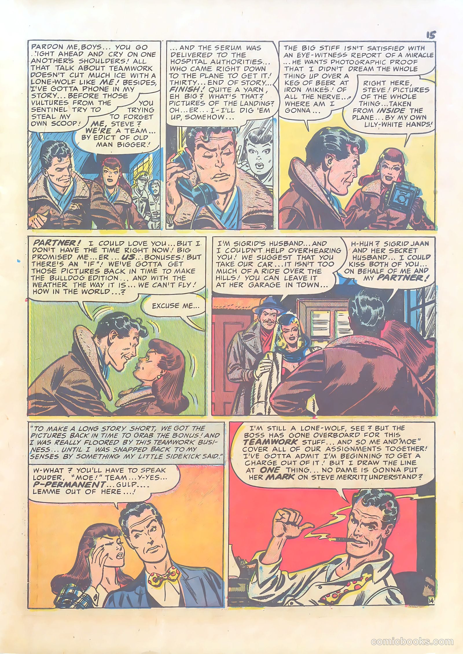 Steve Merritt #1 (1949) — page 15 of 32