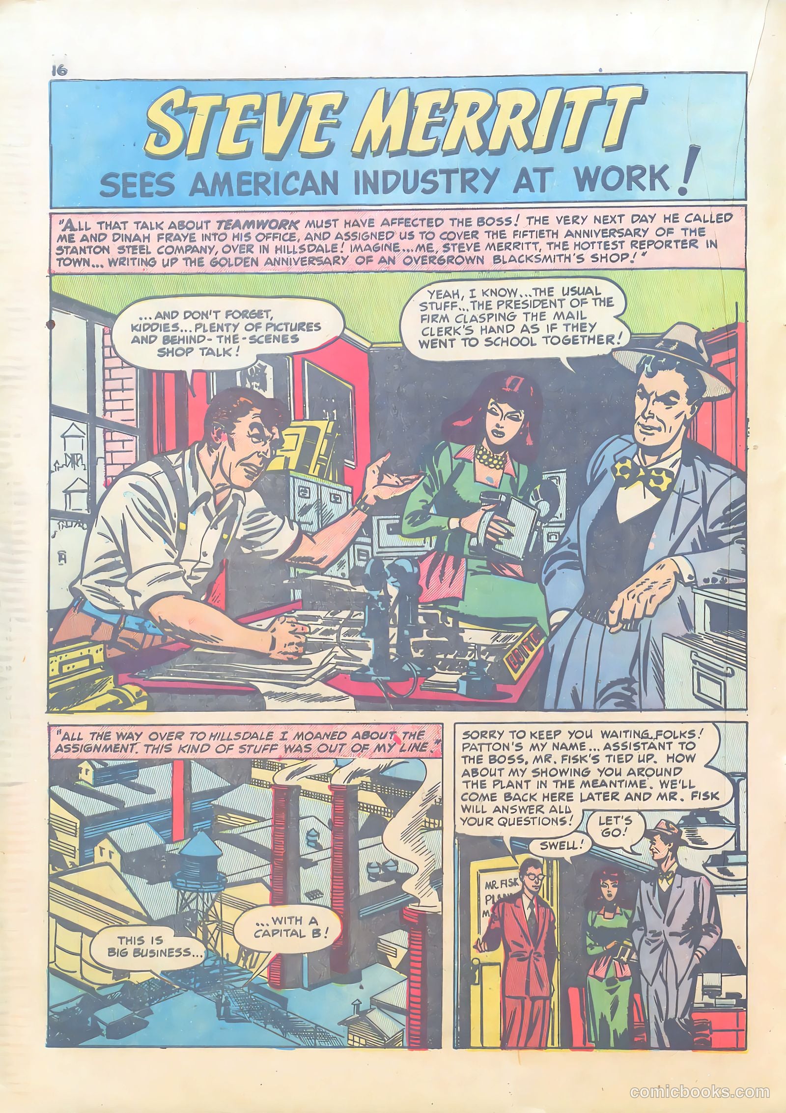 Steve Merritt #1 (1949) — page 16 of 32