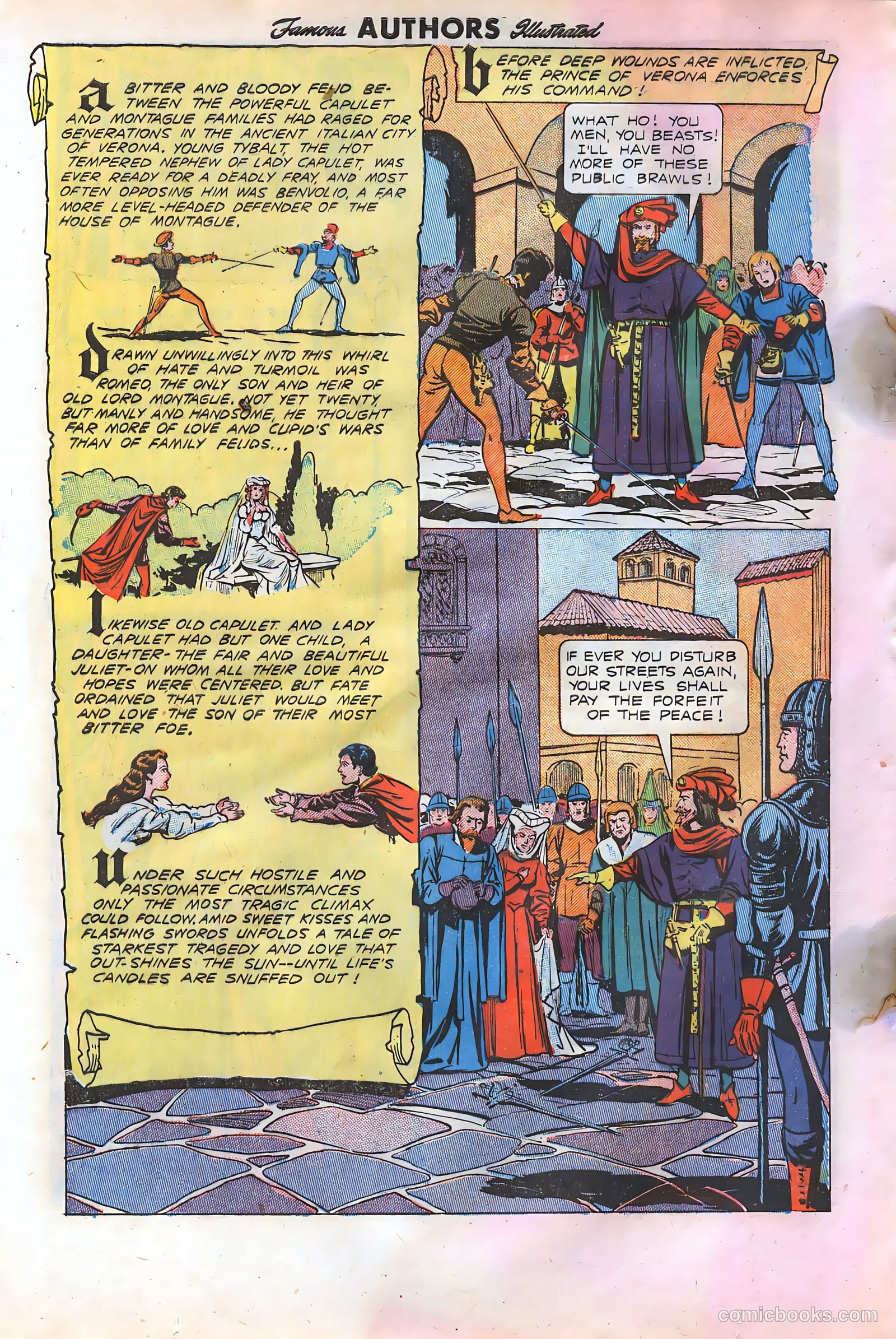 Stories by Famous Authors Illustrated #10 (1950) — page 4 of 36