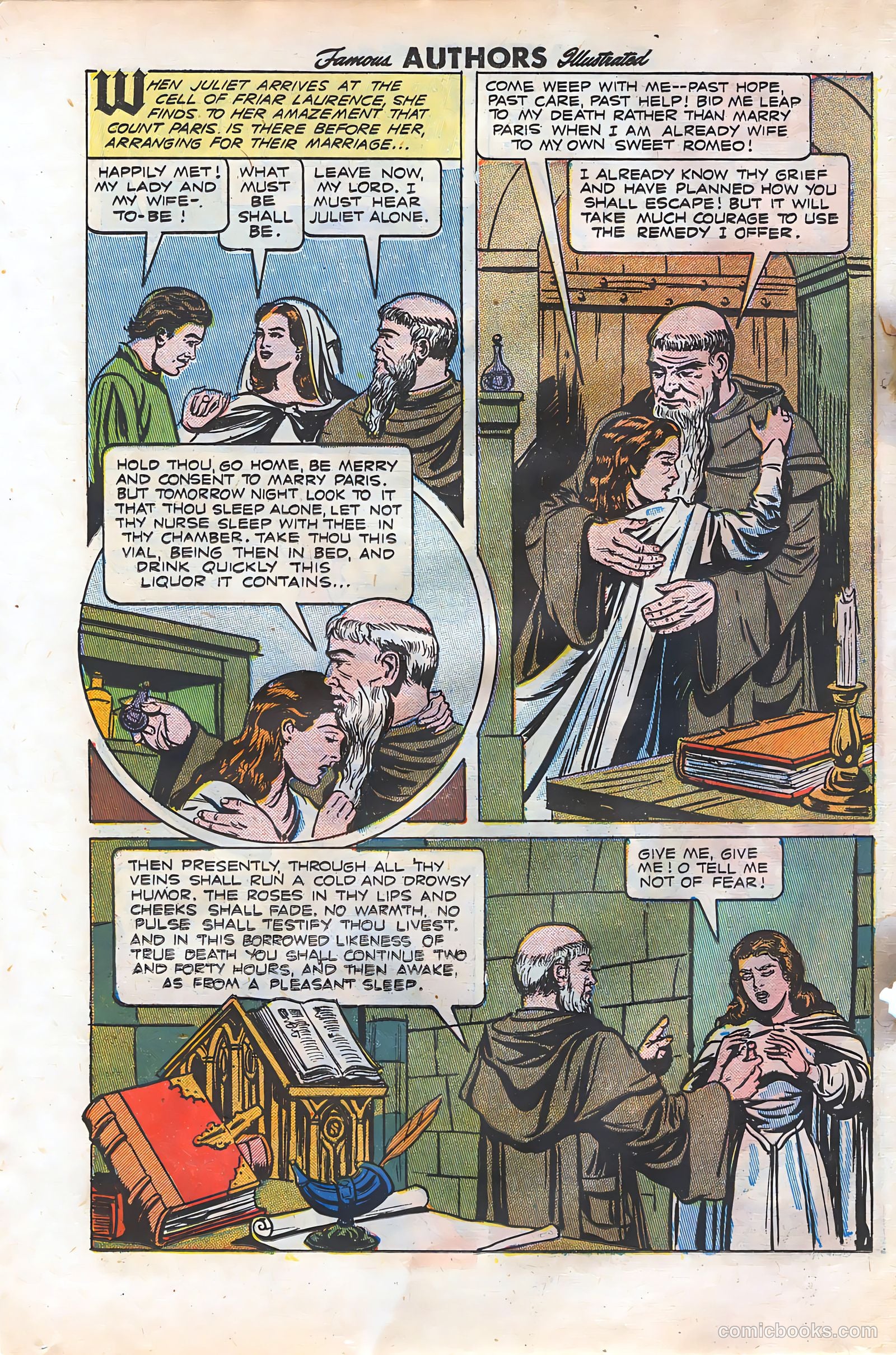 Stories by Famous Authors Illustrated #10 (1950) — page 22 of 36
