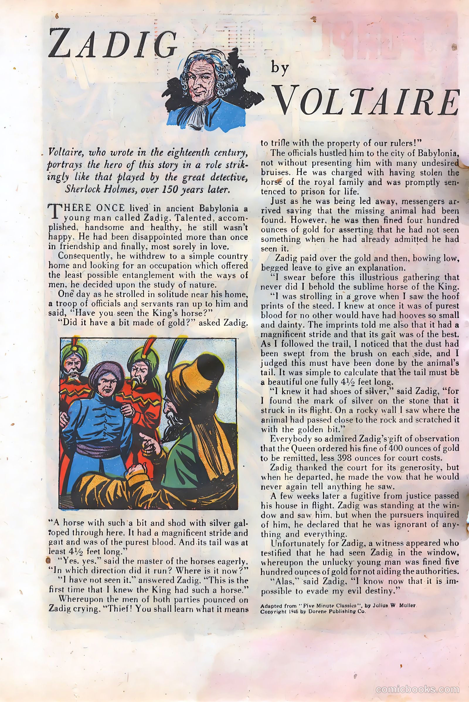 Stories by Famous Authors Illustrated #10 (1950) — page 32 of 36