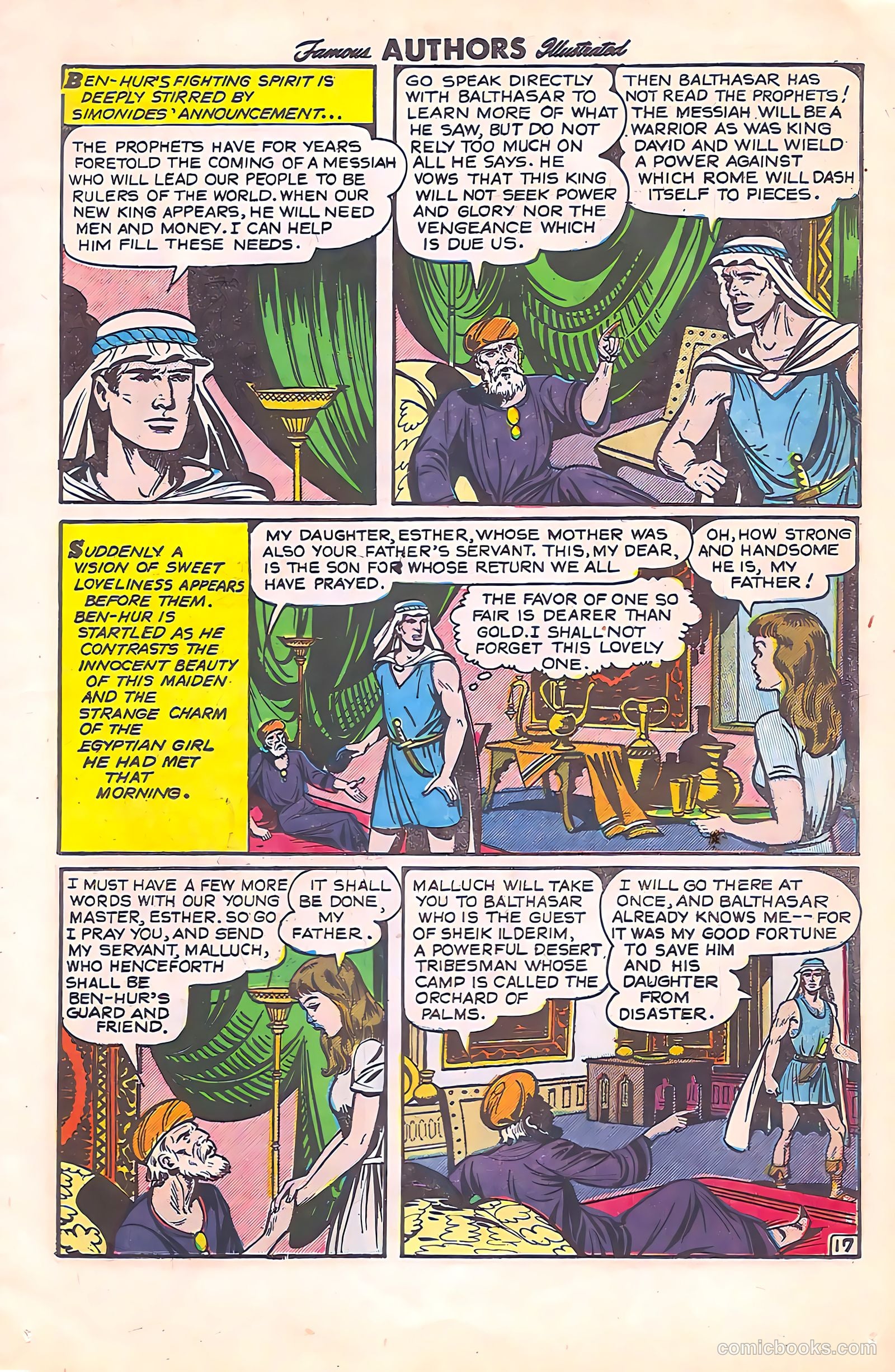 Stories by Famous Authors Illustrated #11 (1951) — page 19 of 51