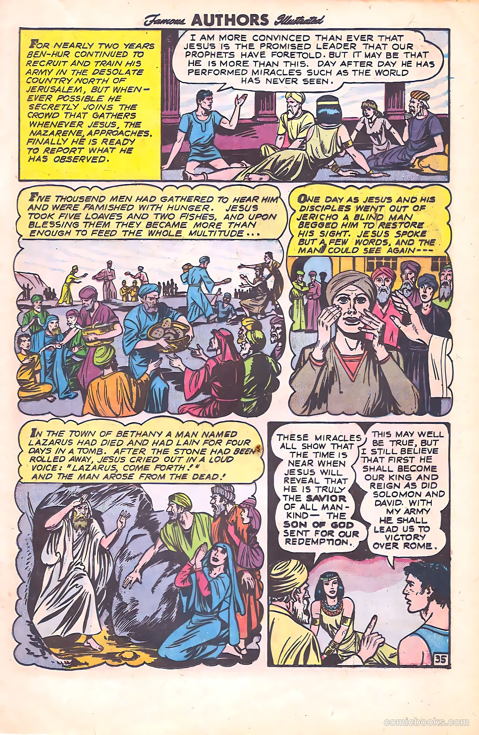 Stories by Famous Authors Illustrated #11 (1951) — page 36 of 51
