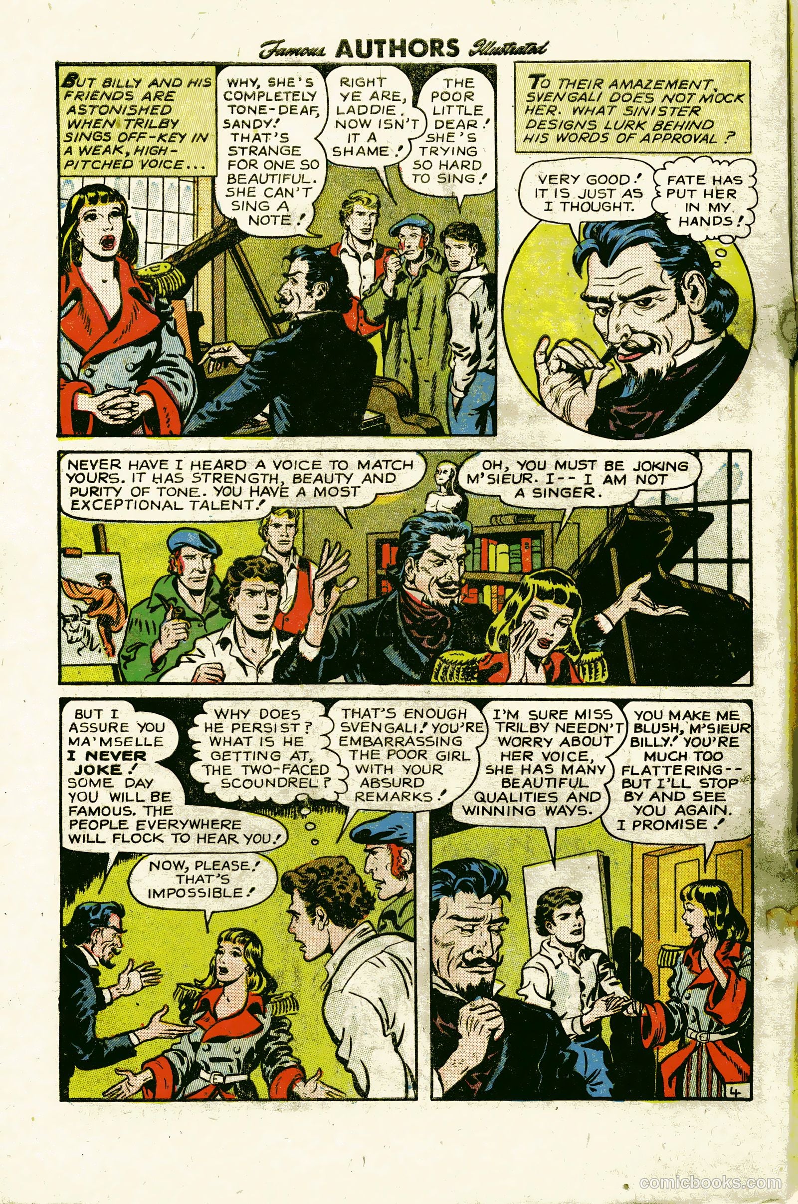 Stories by Famous Authors Illustrated #12 (1951) — page 6 of 36