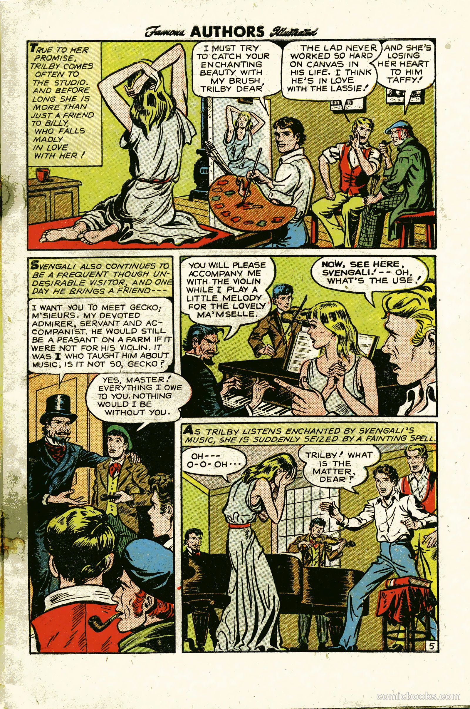 Stories by Famous Authors Illustrated #12 (1951) — page 7 of 36