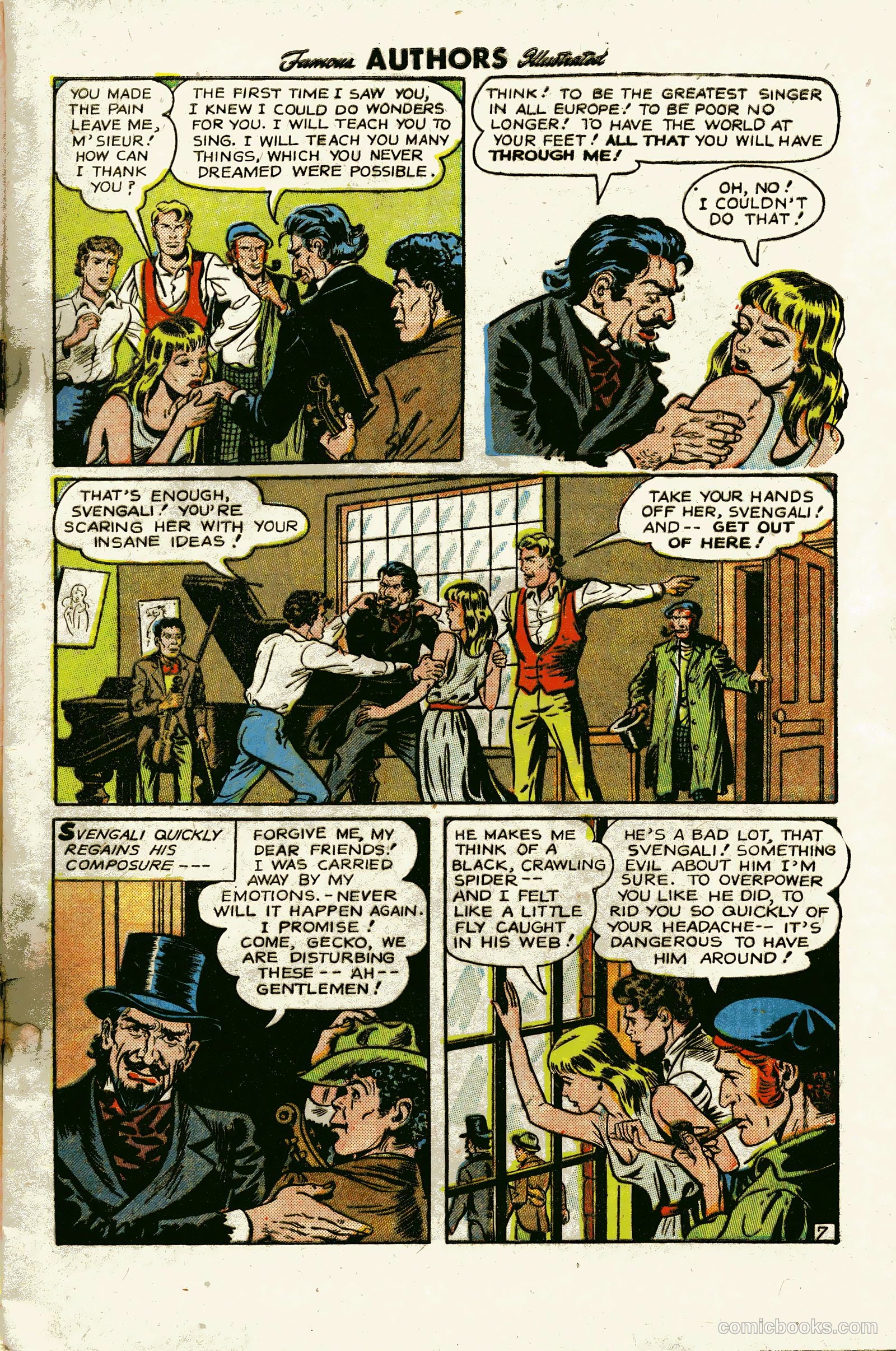 Stories by Famous Authors Illustrated #12 (1951) — page 9 of 36