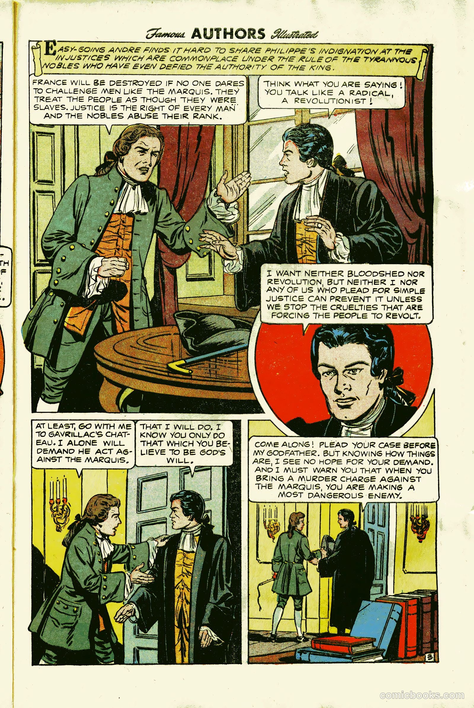 Stories by Famous Authors Illustrated #13 (1951) — page 5 of 36