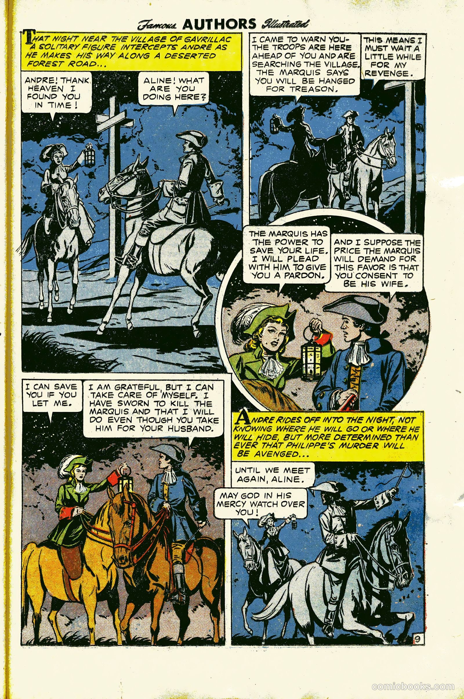Stories by Famous Authors Illustrated #13 (1951) — page 11 of 36