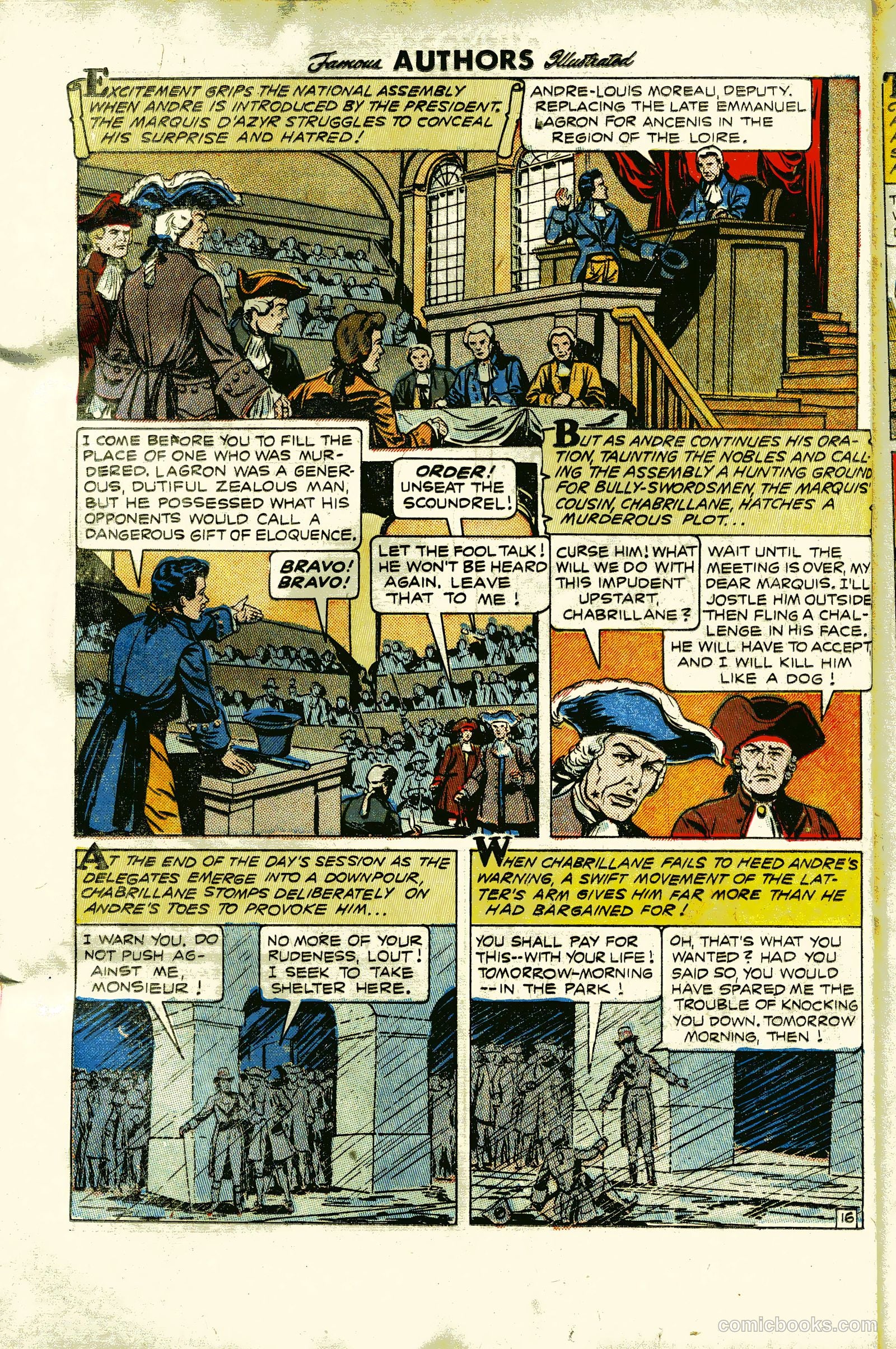 Stories by Famous Authors Illustrated #13 (1951) — page 18 of 36