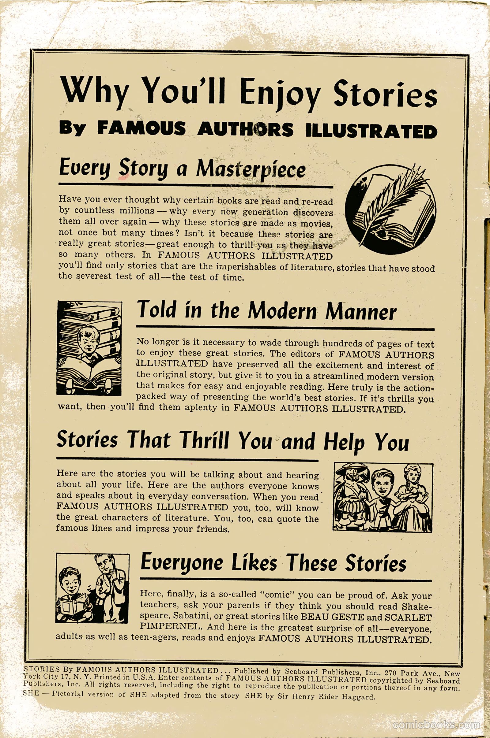Stories by Famous Authors Illustrated #3 — page 2 of 52