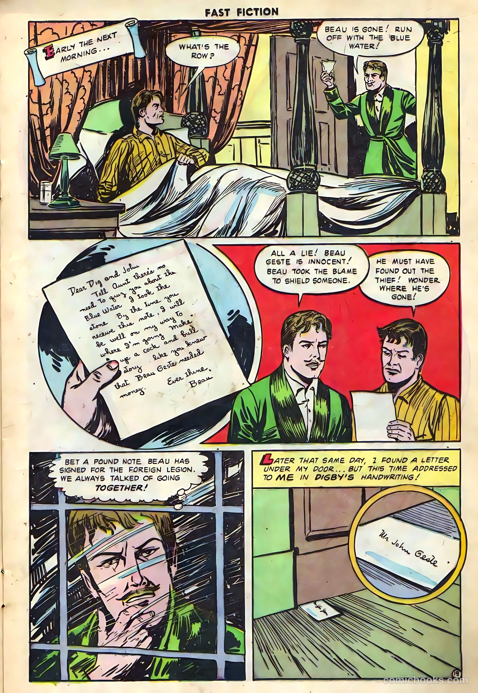 Stories by Famous Authors Illustrated #5 (1950) — page 21 of 56
