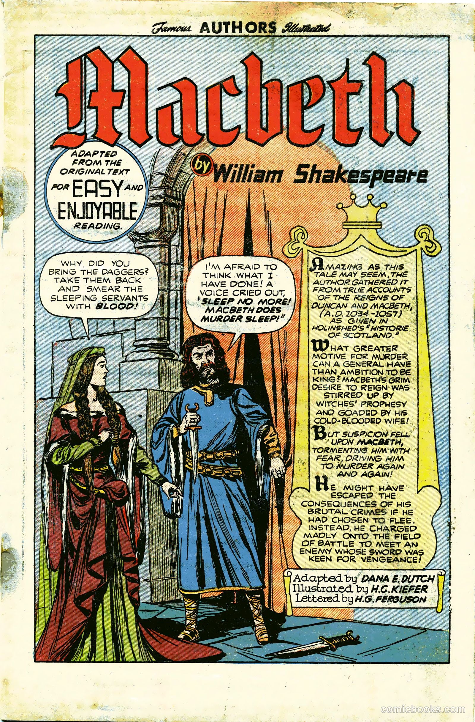 Stories by Famous Authors Illustrated #6 (1950) — page 3 of 35