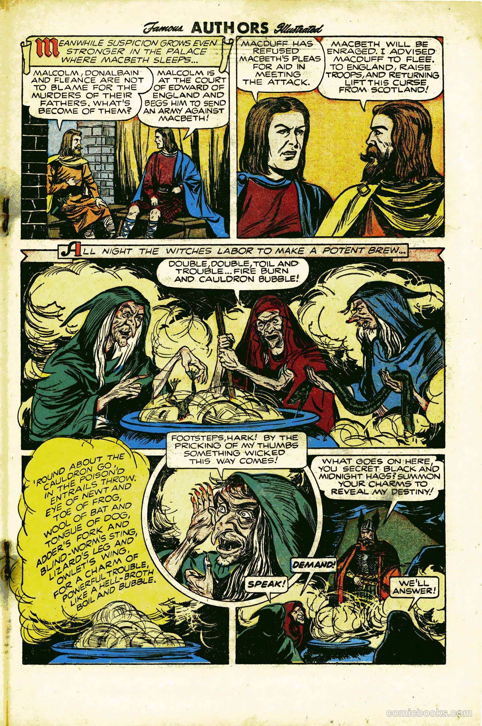 Stories by Famous Authors Illustrated #6 (1950) — page 19 of 35