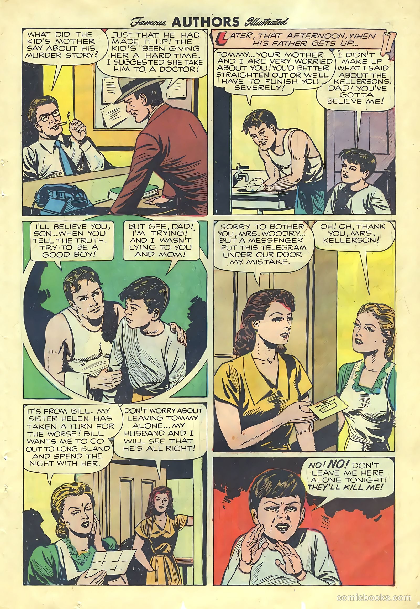 Stories by Famous Authors Illustrated #7 (1950) — page 19 of 52