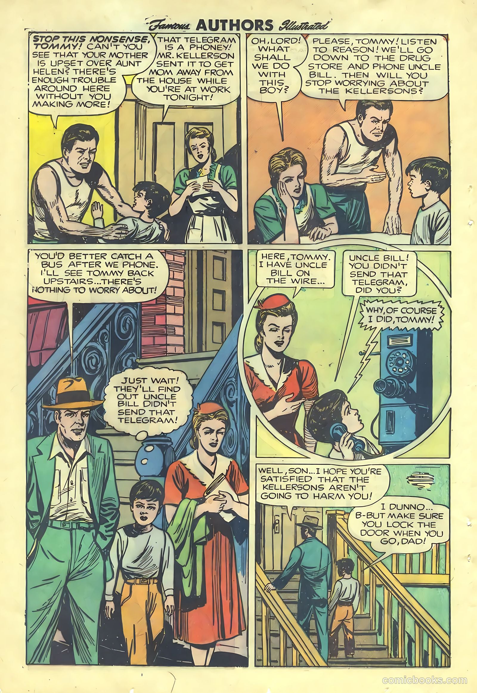 Stories by Famous Authors Illustrated #7 (1950) — page 20 of 52