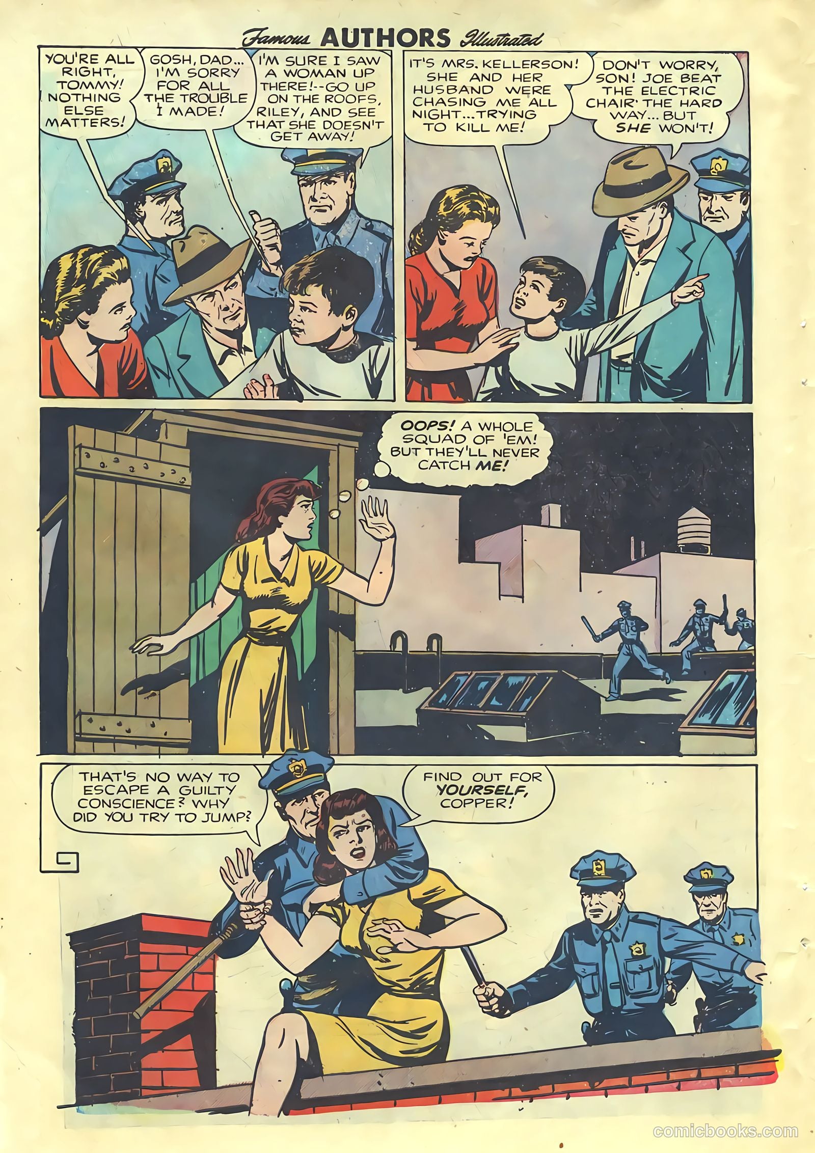Stories by Famous Authors Illustrated #7 (1950) — page 46 of 52