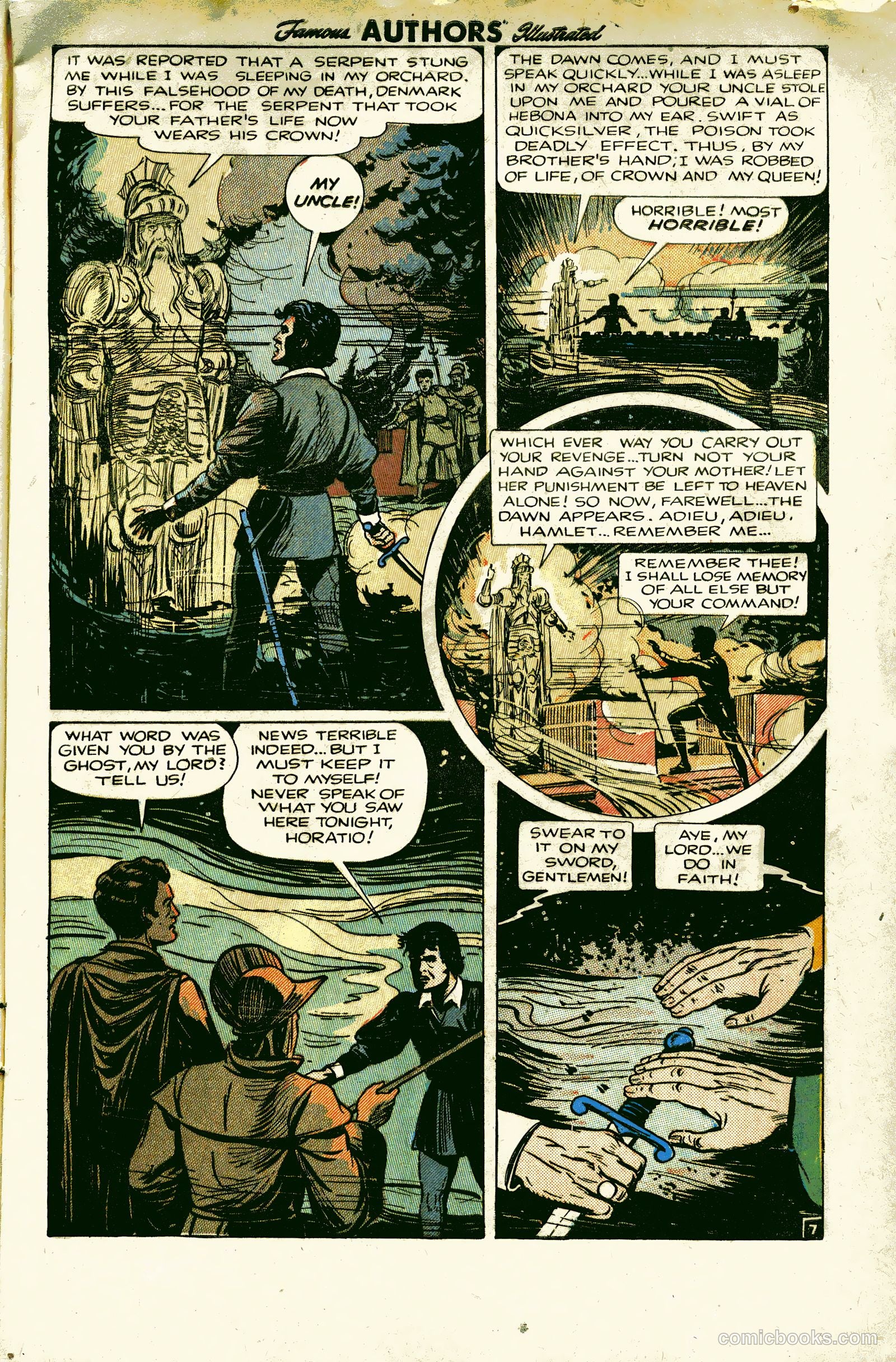 Stories by Famous Authors Illustrated #8 (1950) — page 9 of 36