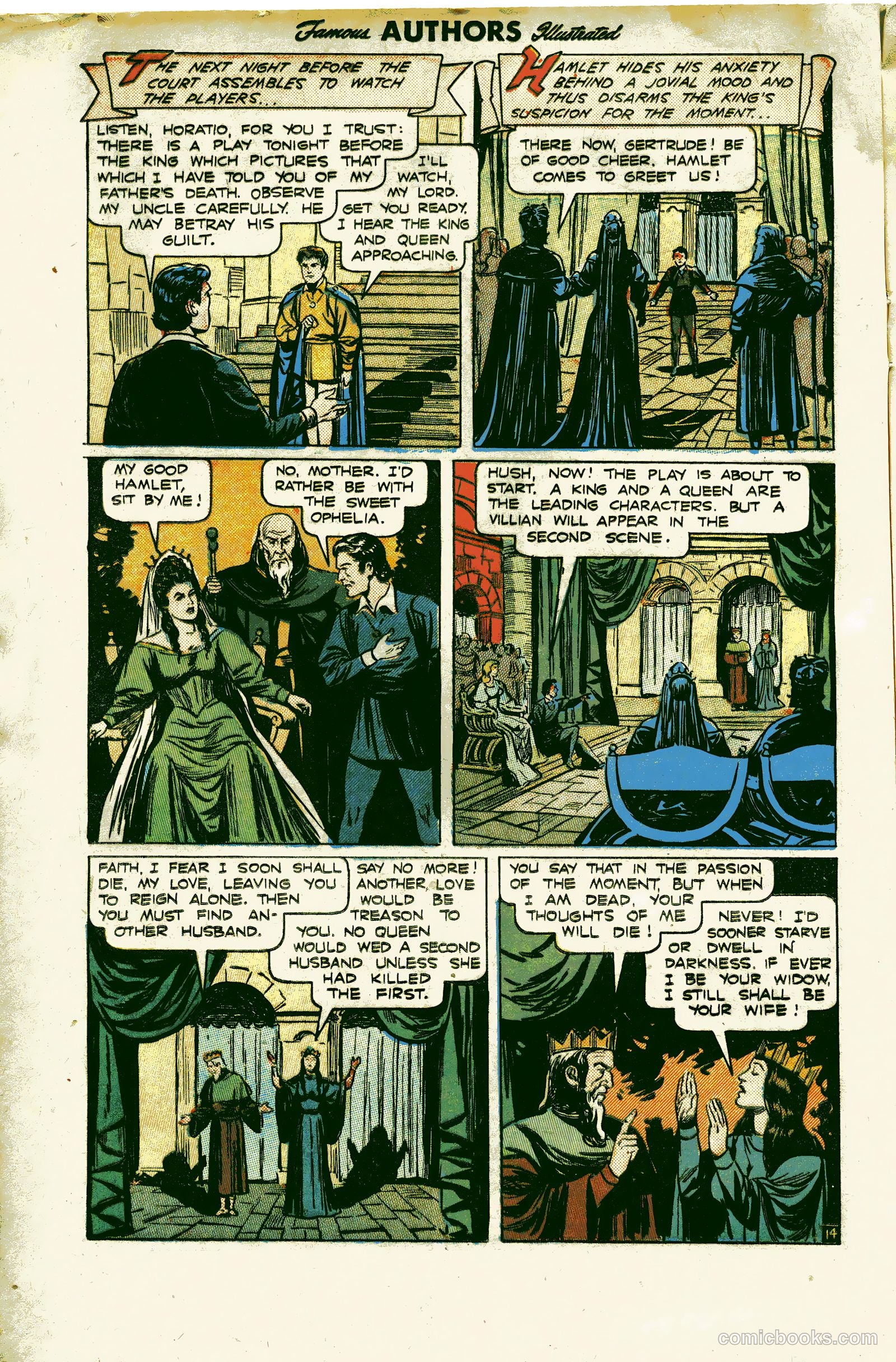 Stories by Famous Authors Illustrated #8 (1950) — page 16 of 36