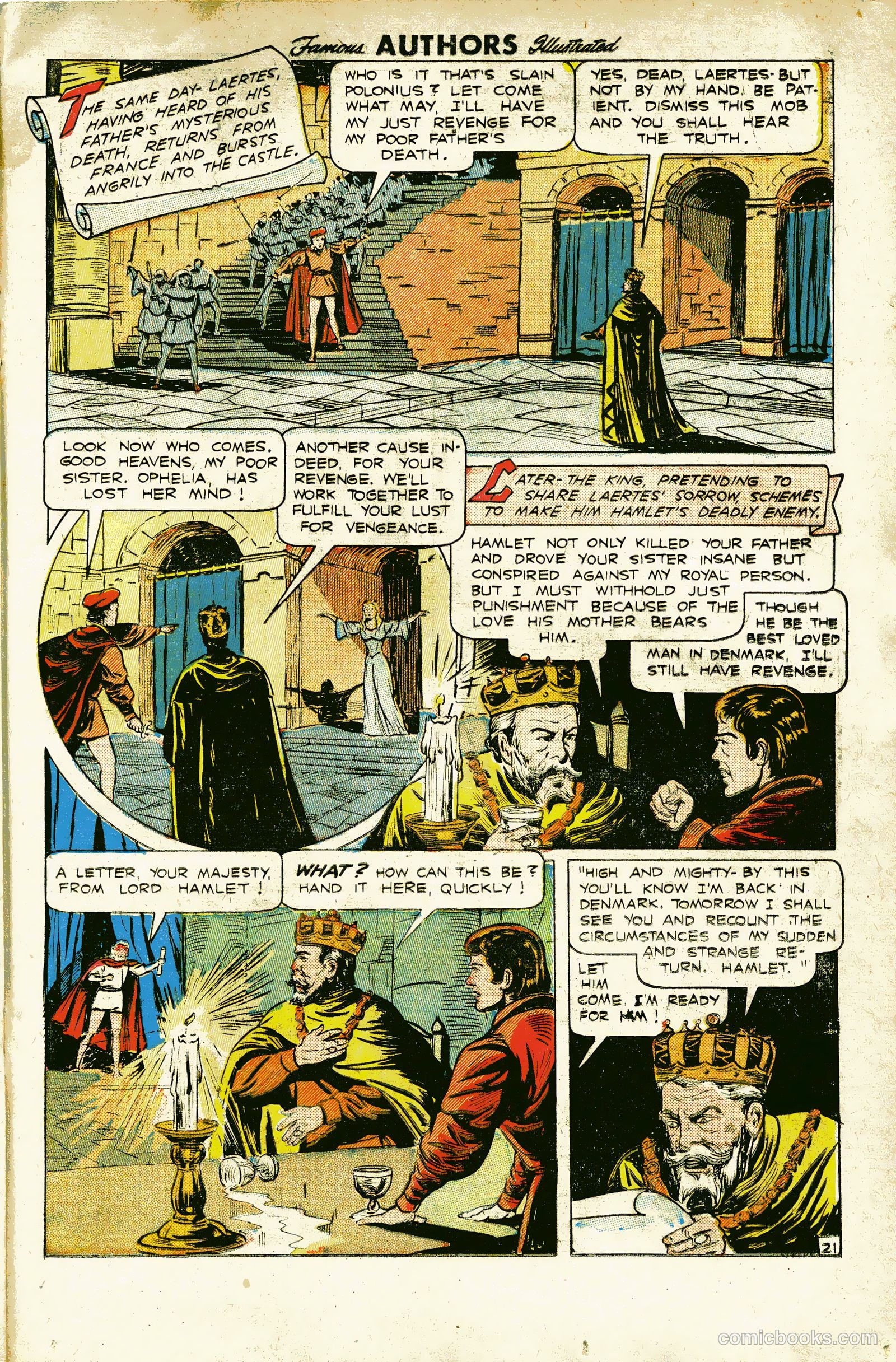 Stories by Famous Authors Illustrated #8 (1950) — page 23 of 36