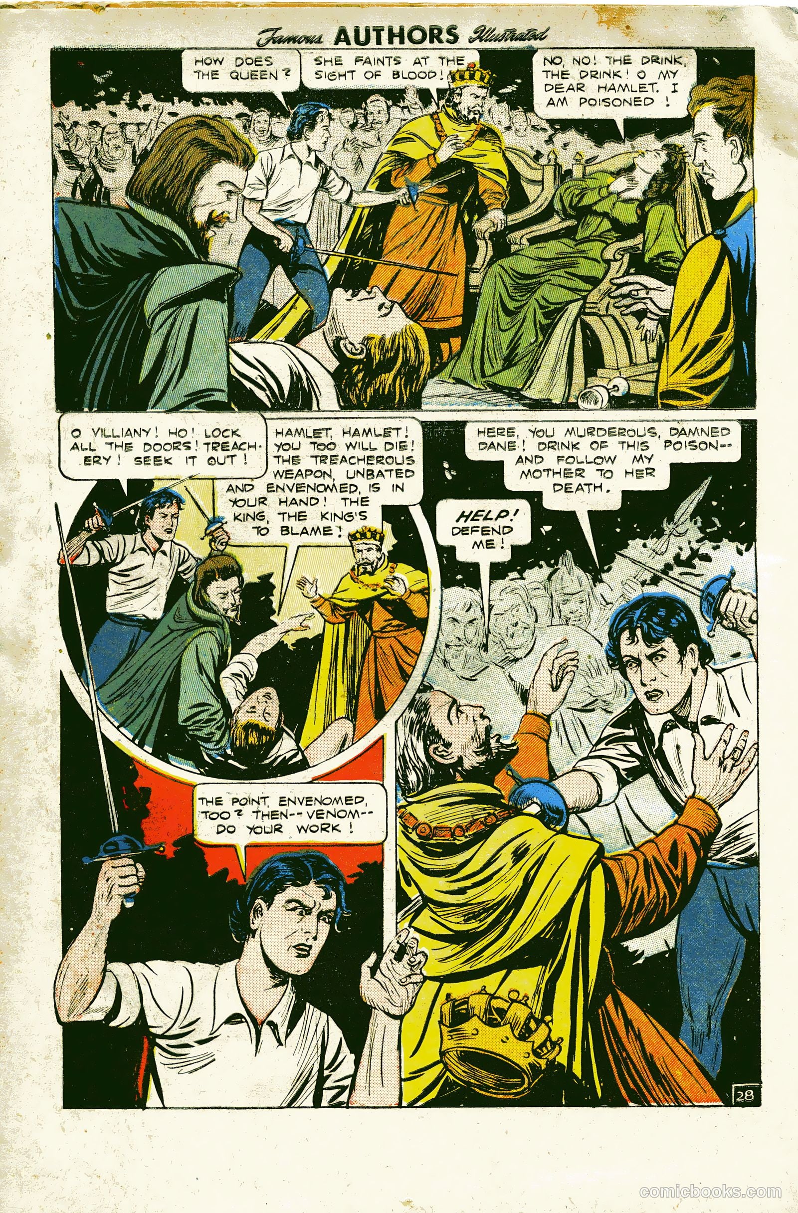 Stories by Famous Authors Illustrated #8 (1950) — page 30 of 36