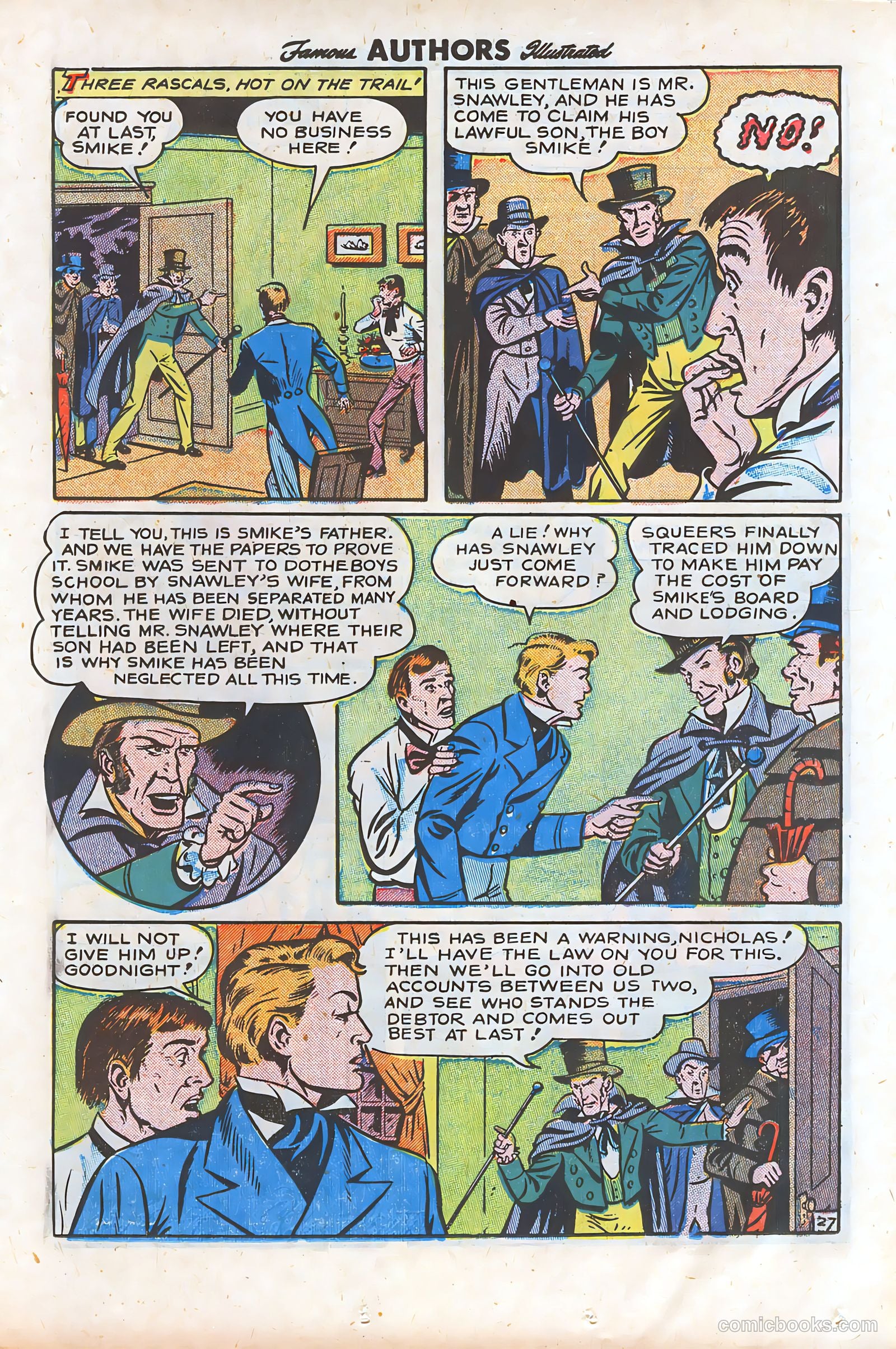 Stories by Famous Authors Illustrated #9 (1950) — page 29 of 52