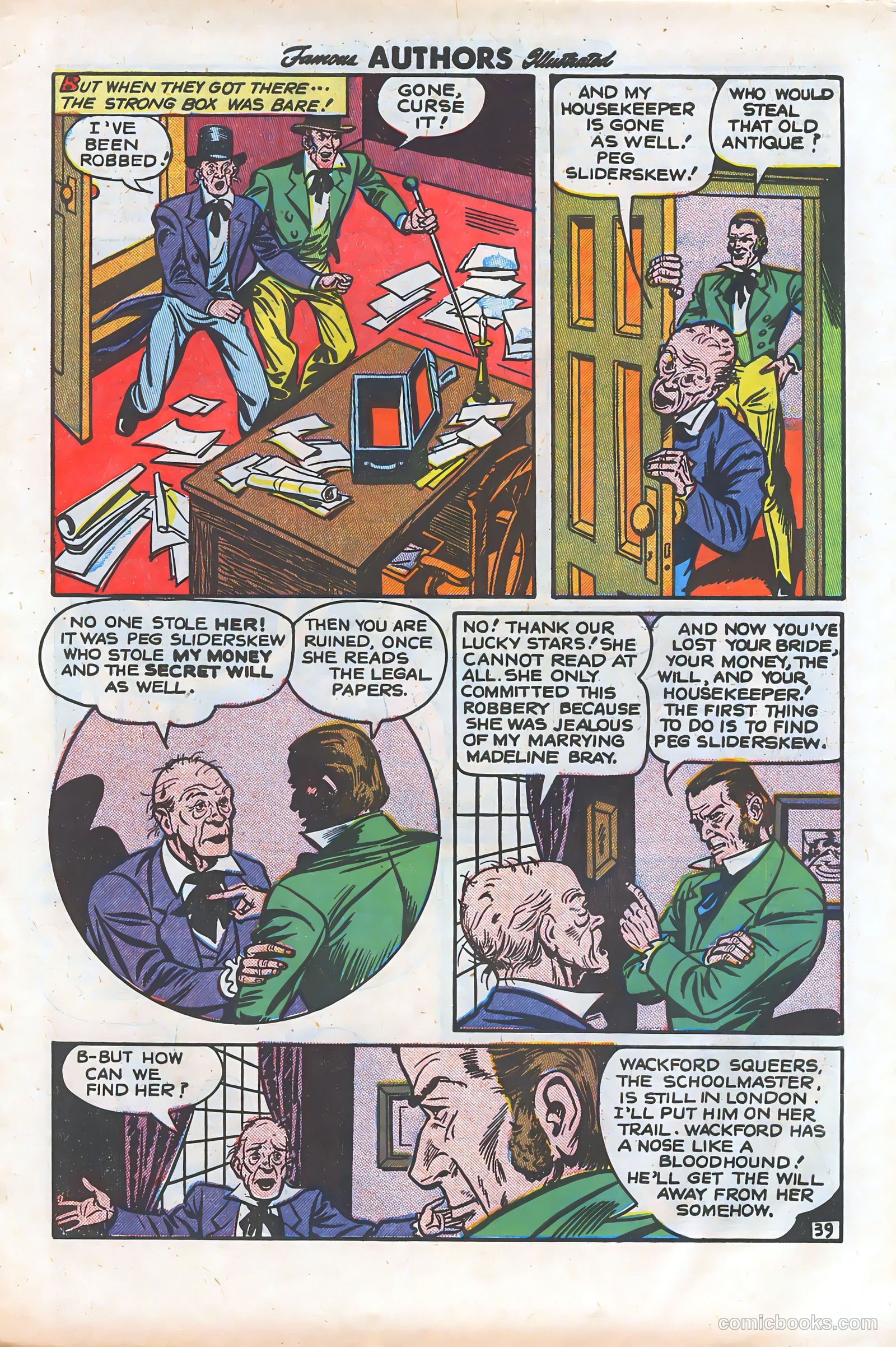 Stories by Famous Authors Illustrated #9 (1950) — page 41 of 52