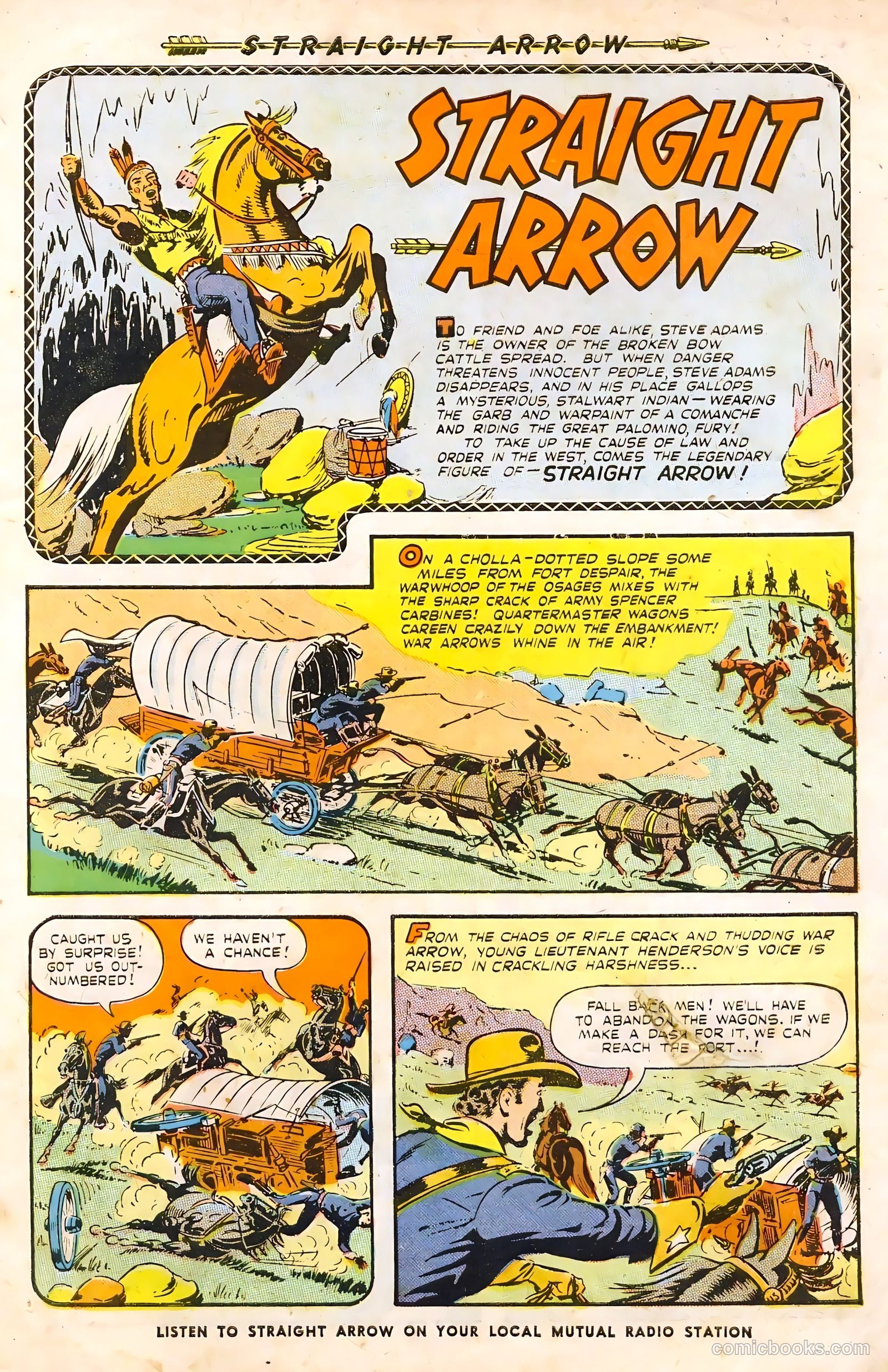 Straight Arrow #1 (1950) — page 3 of 36
