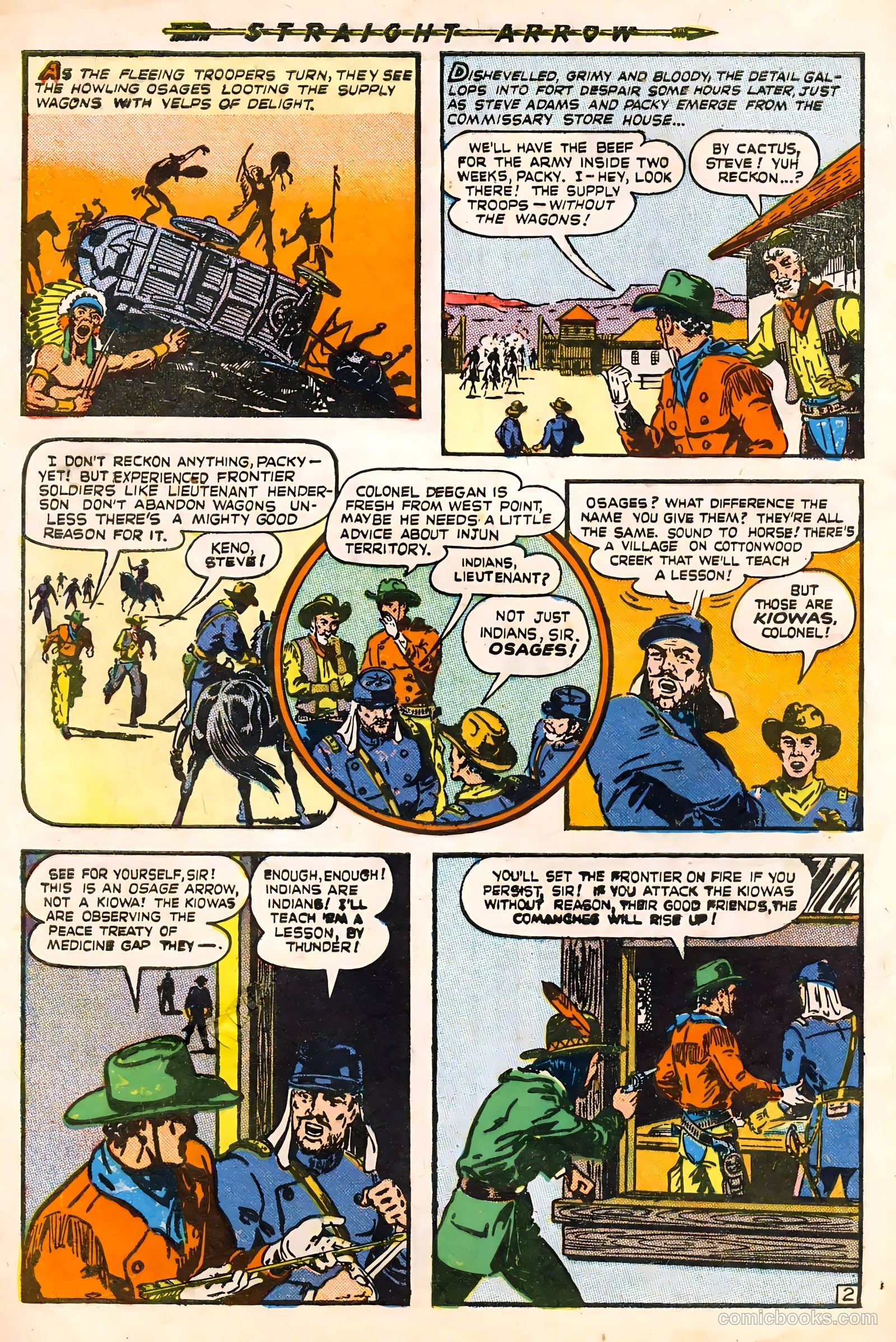 Straight Arrow #1 (1950) — page 4 of 36