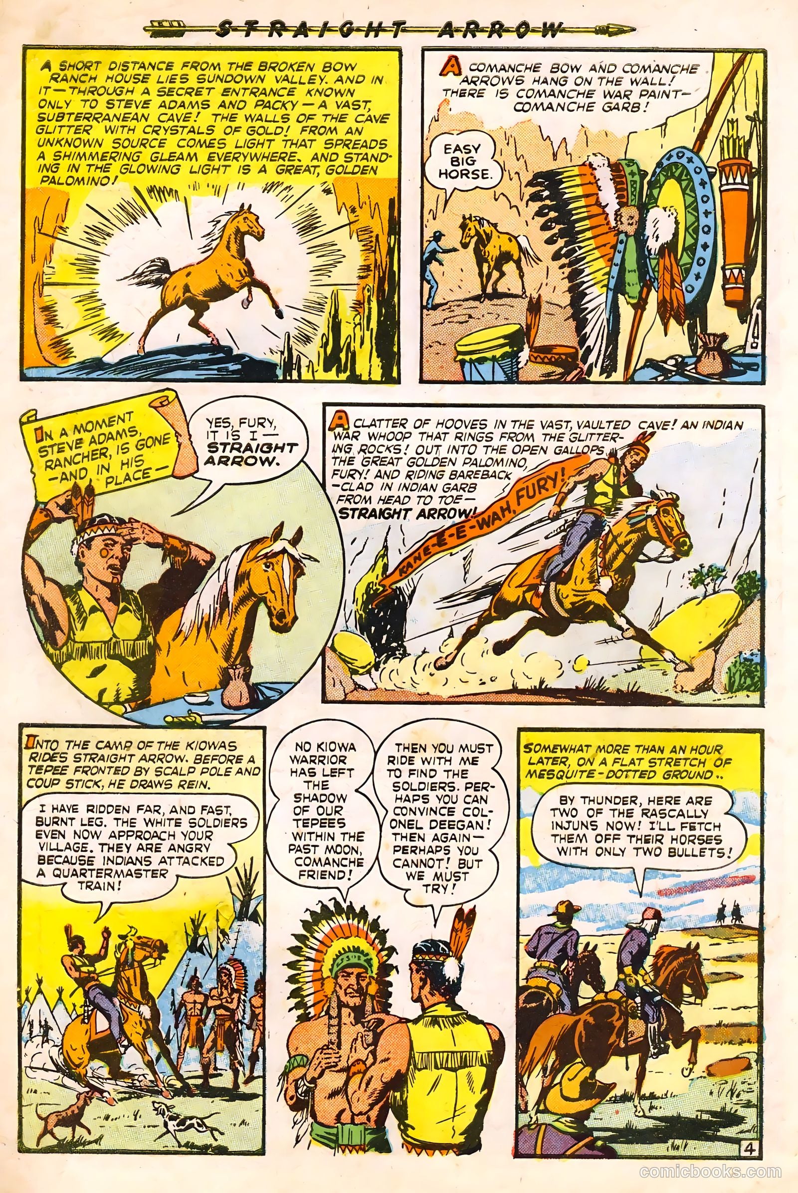Straight Arrow #1 (1950) — page 6 of 36